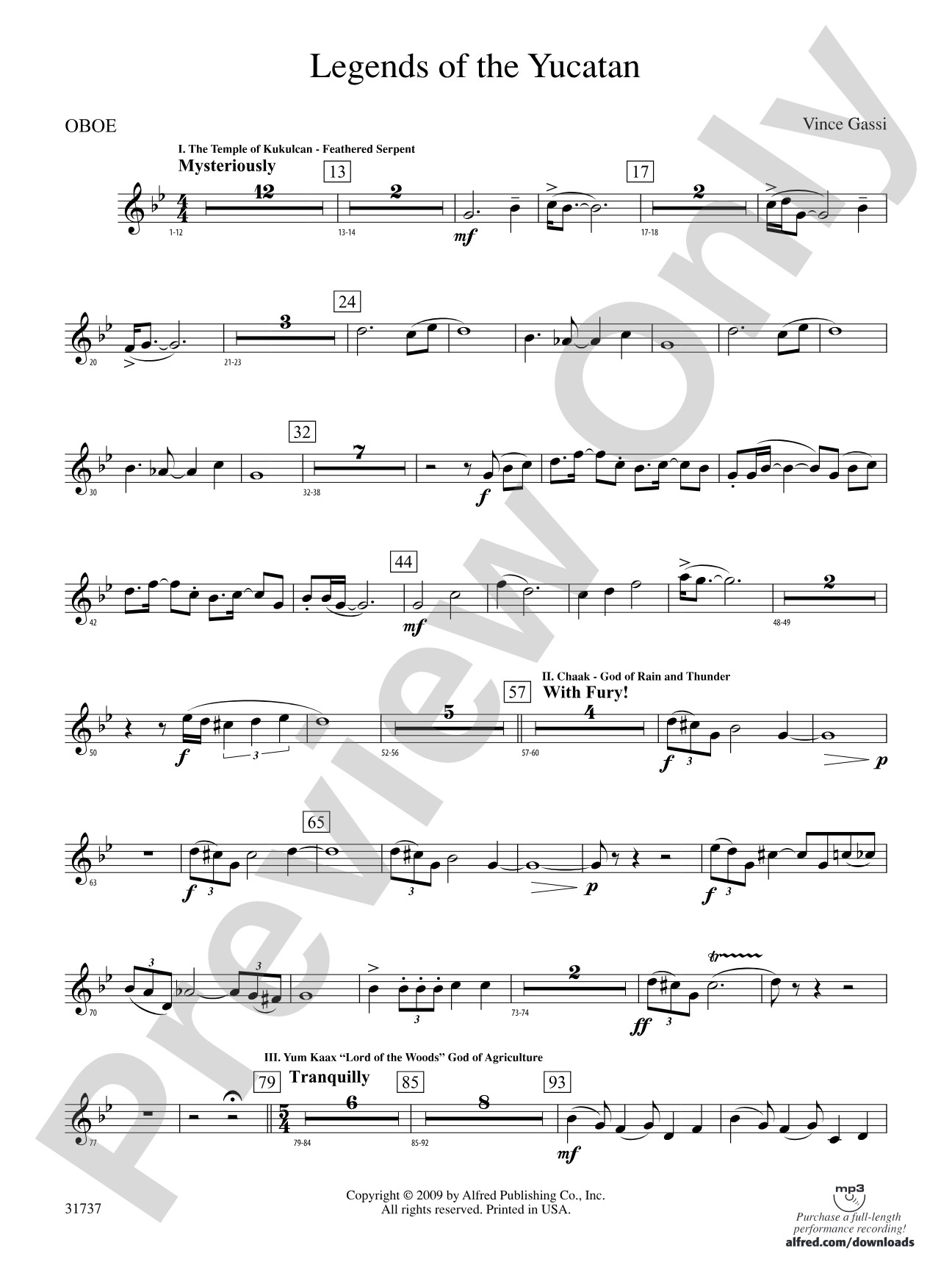 Legends of the Yucatan: Oboe