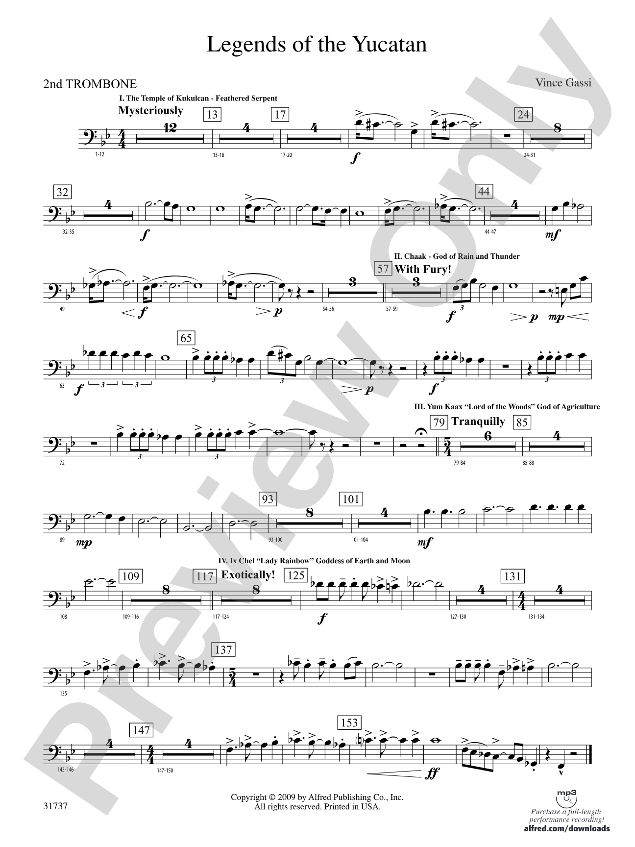 Legends of the Yucatan: 2nd Trombone