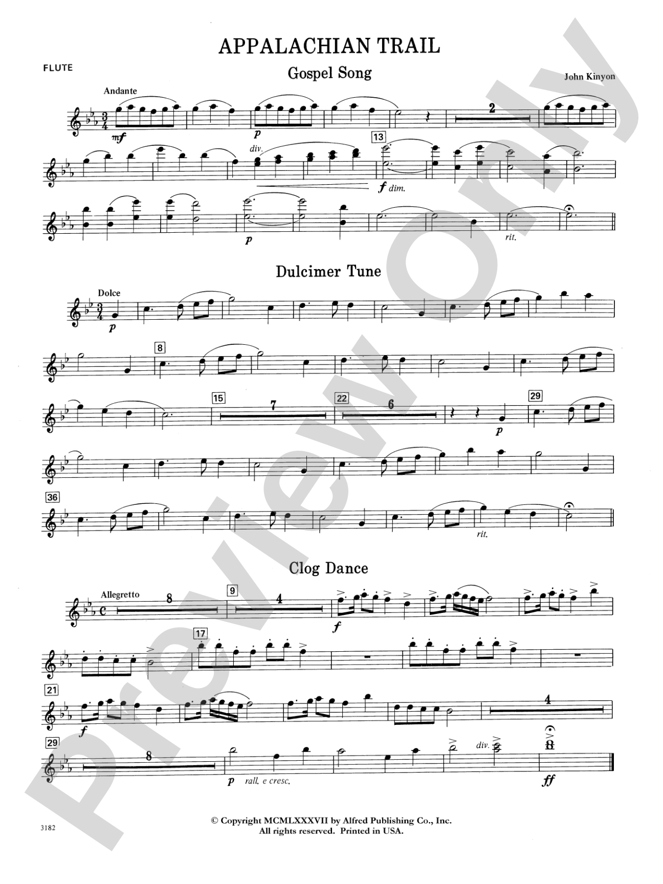 Appalachian Trail: Flute