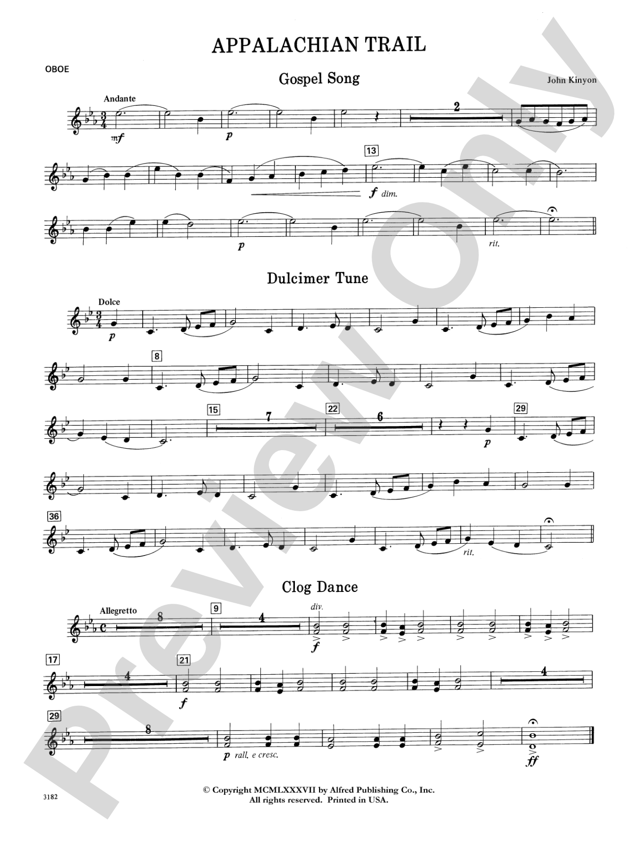 Appalachian Trail: Oboe
