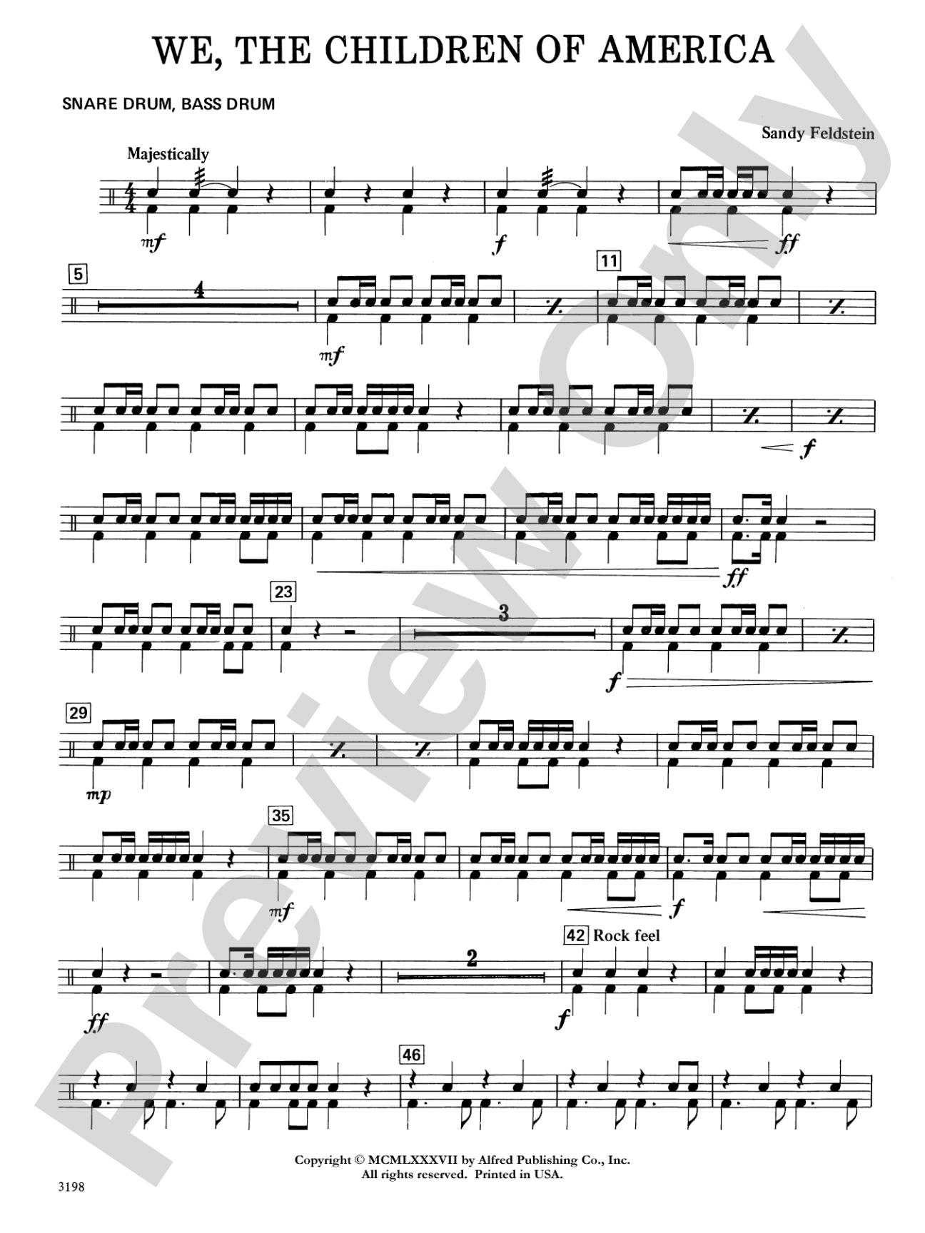 We, the Children of America: Snare Drum