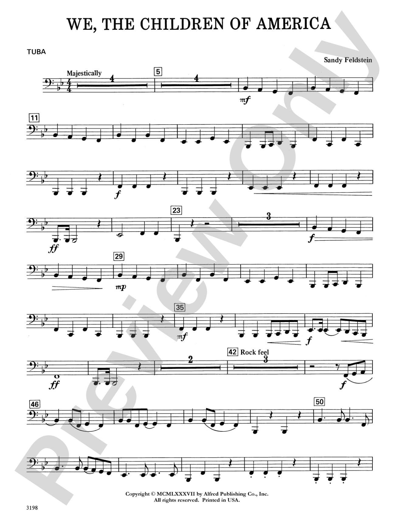 We, the Children of America: Tuba