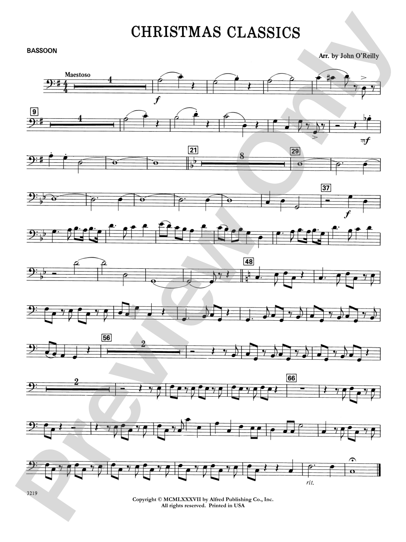 Christmas Classics: Bassoon