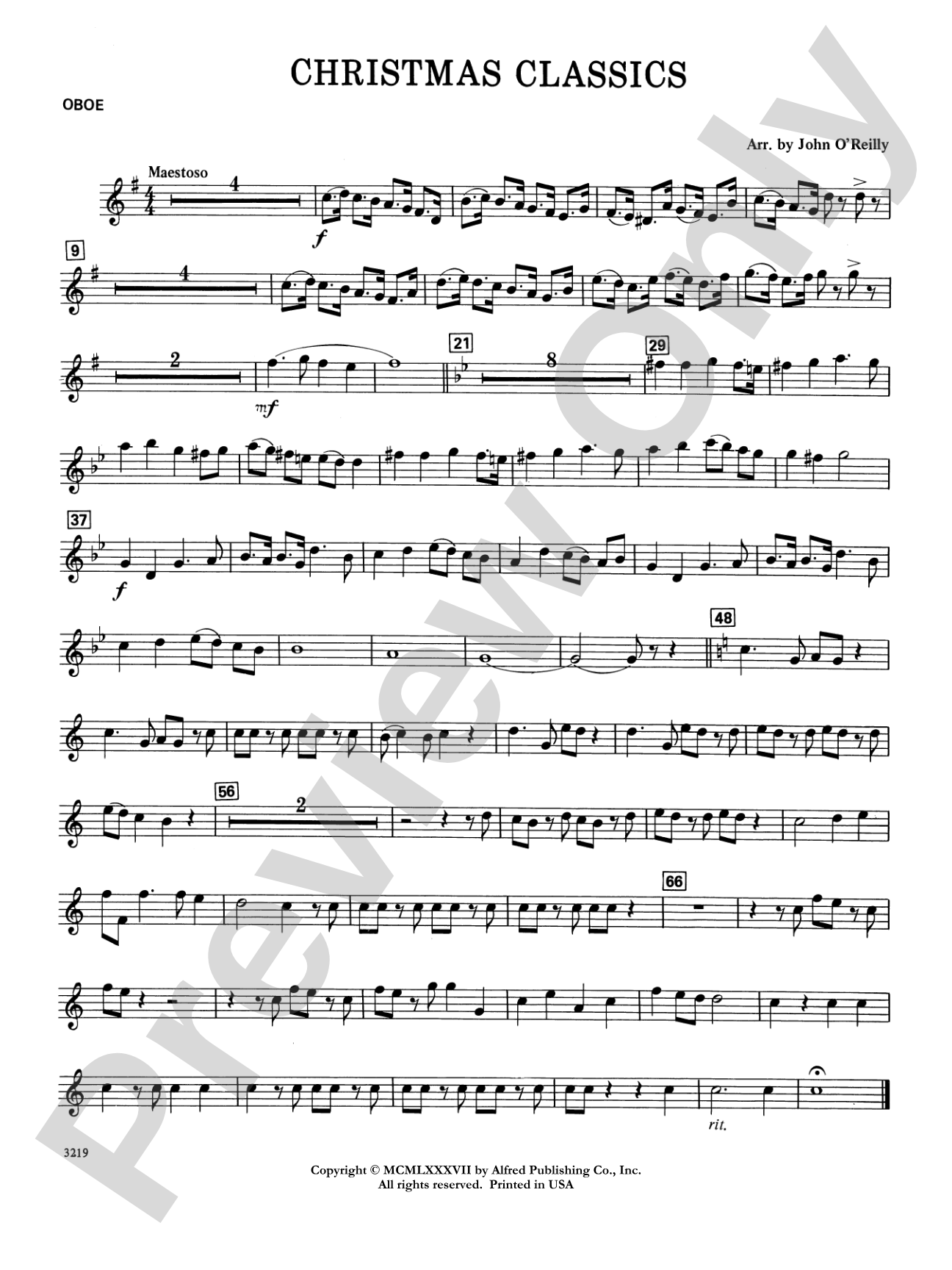 Christmas Classics: Oboe