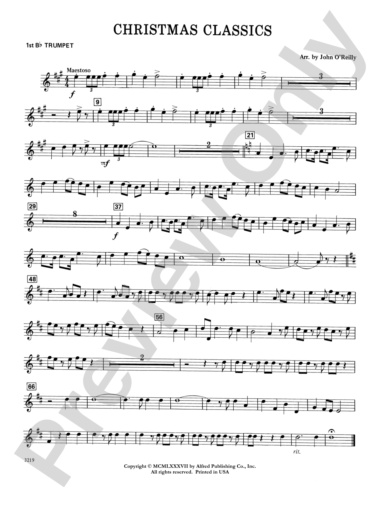 Christmas Classics: 1st B-flat Trumpet