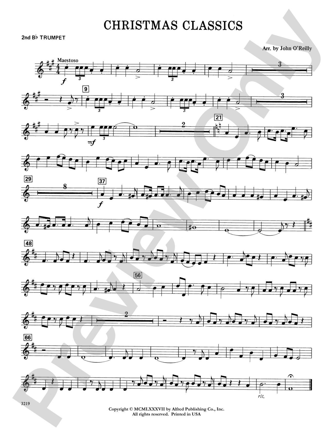 Christmas Classics: 2nd B-flat Trumpet