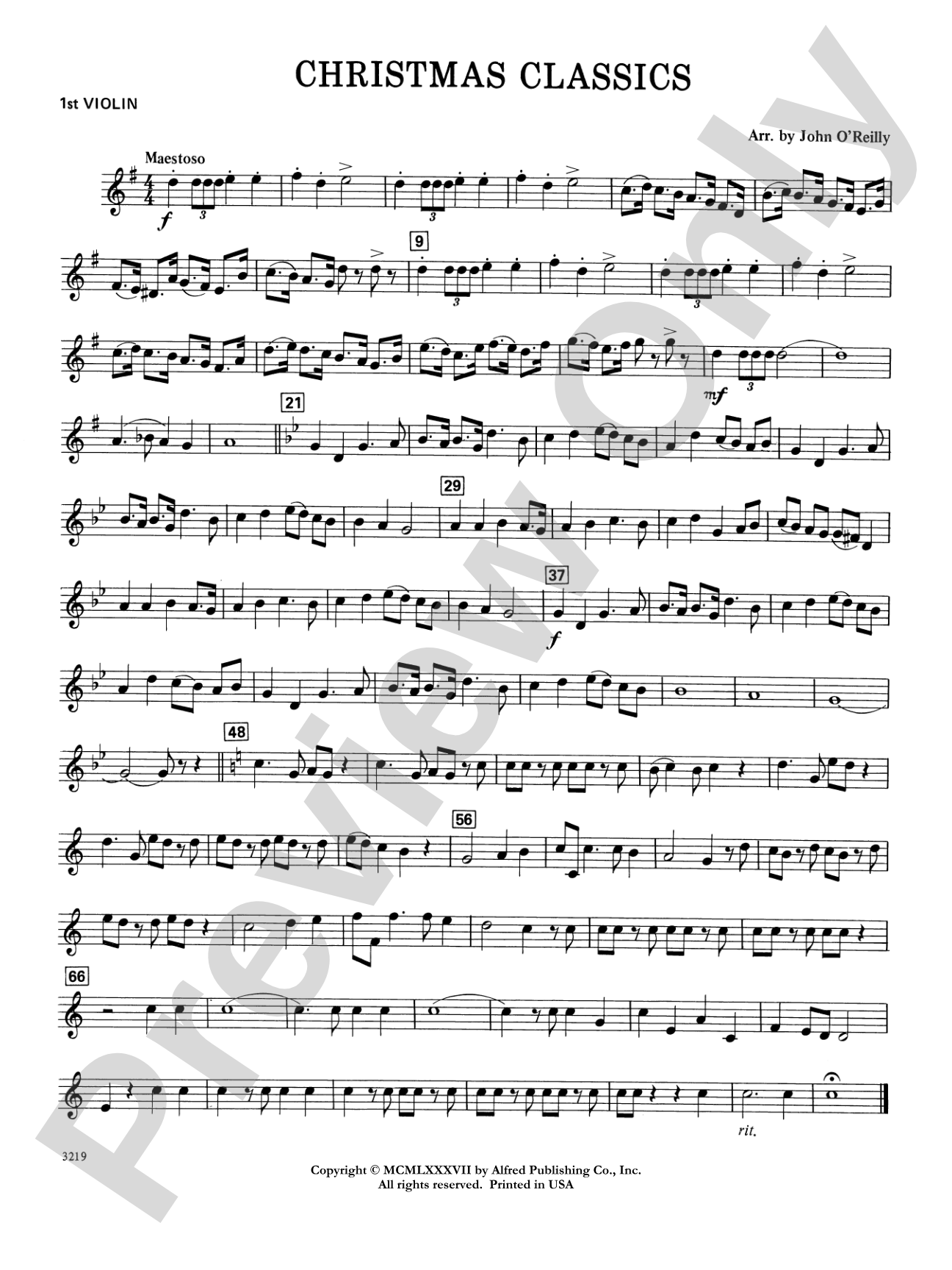 Christmas Classics: 1st Violin