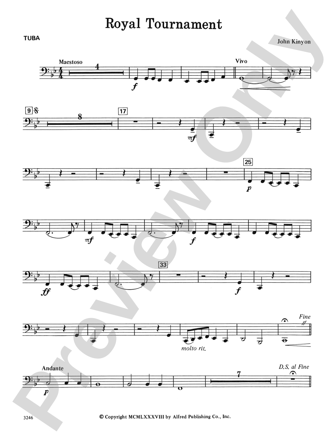 Royal Tournament: Tuba
