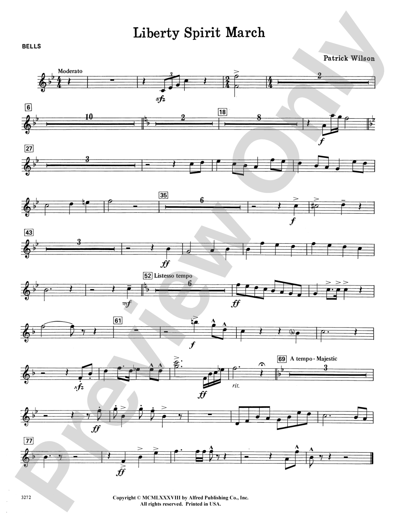 Liberty Spirit March: Bells