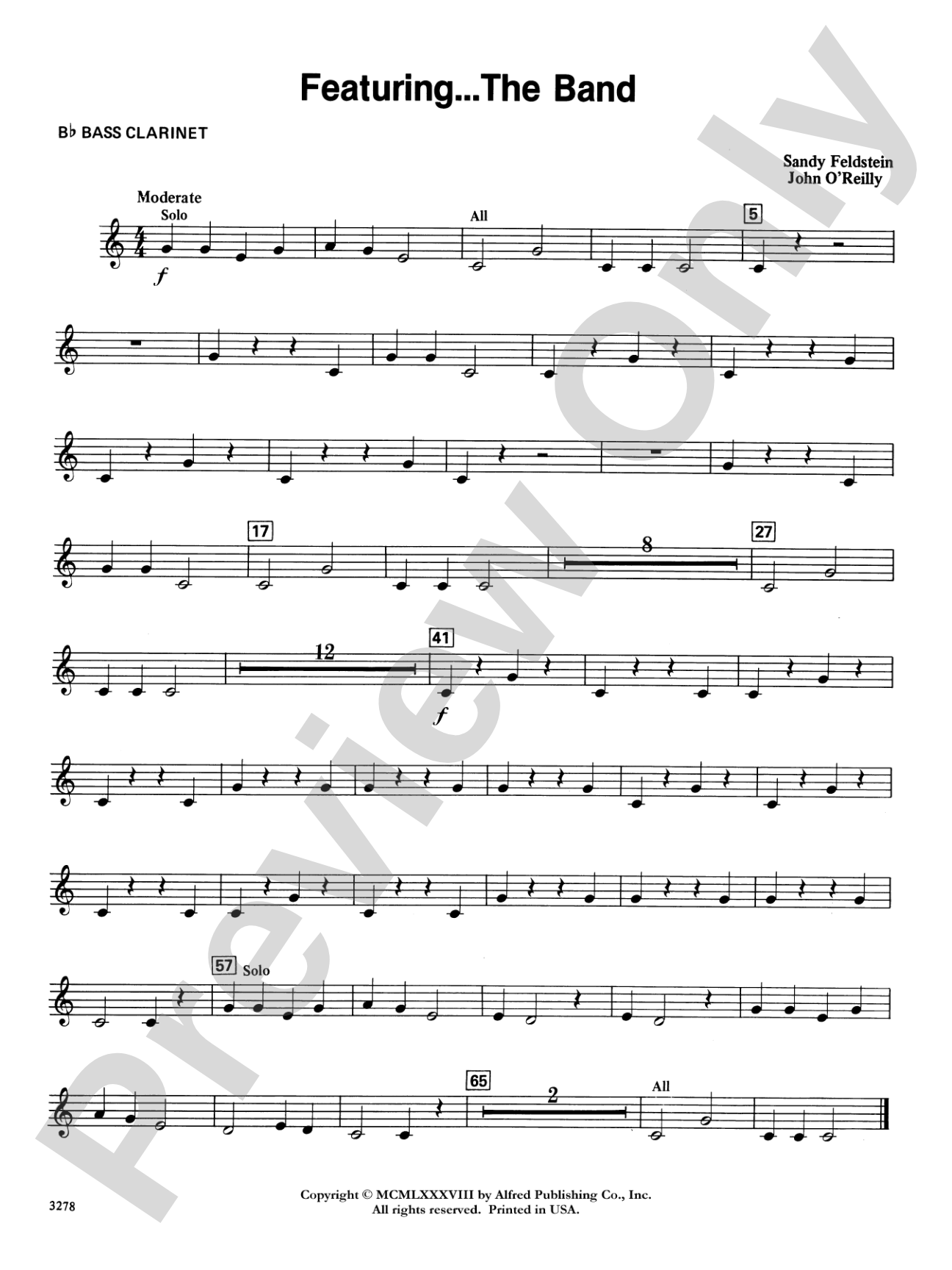 Featuring the Band: B-flat Bass Clarinet
