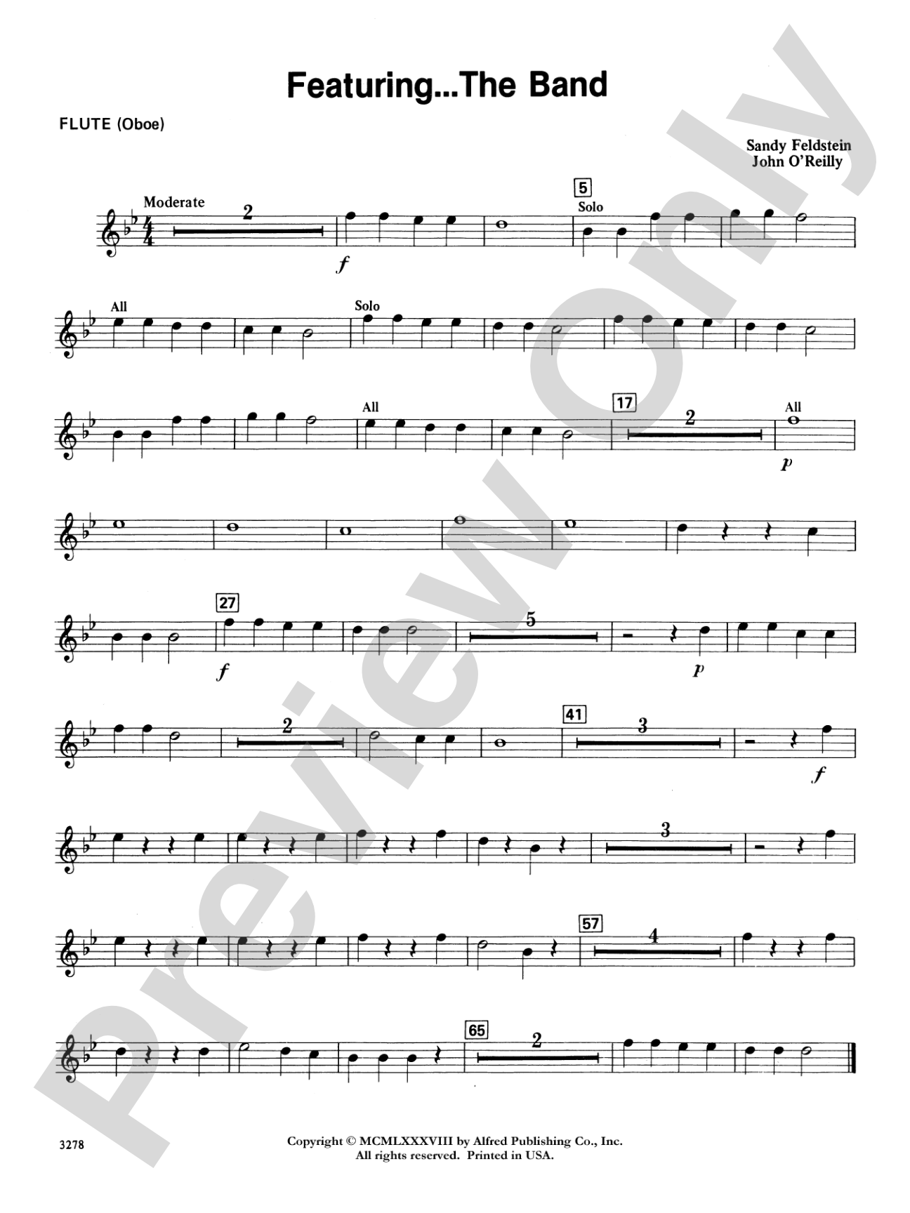 Featuring the Band: Flute