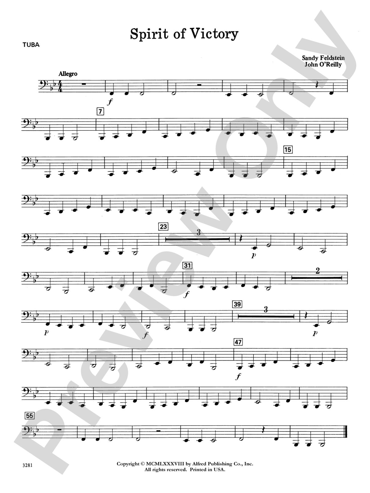 Spirit of Victory: Tuba
