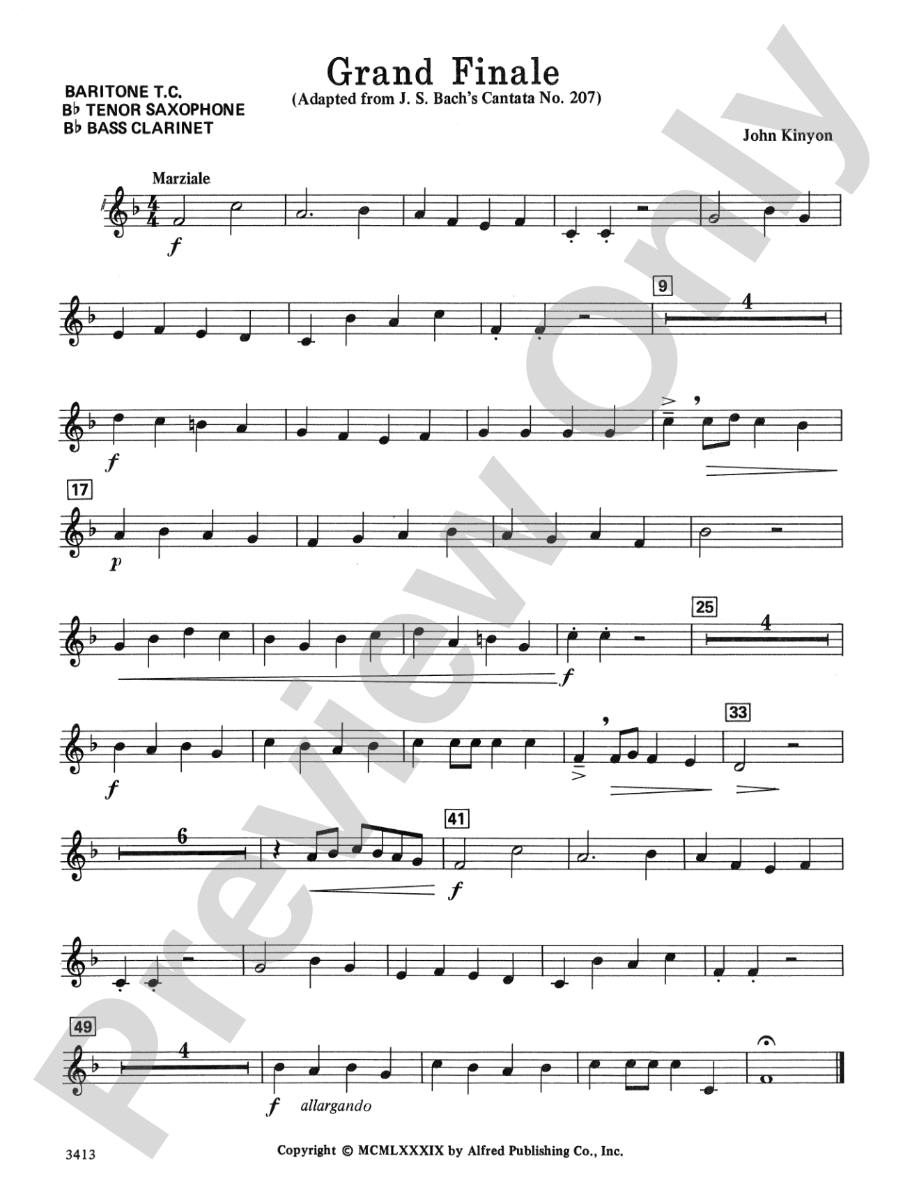 Grand Finale: Baritone T.C.