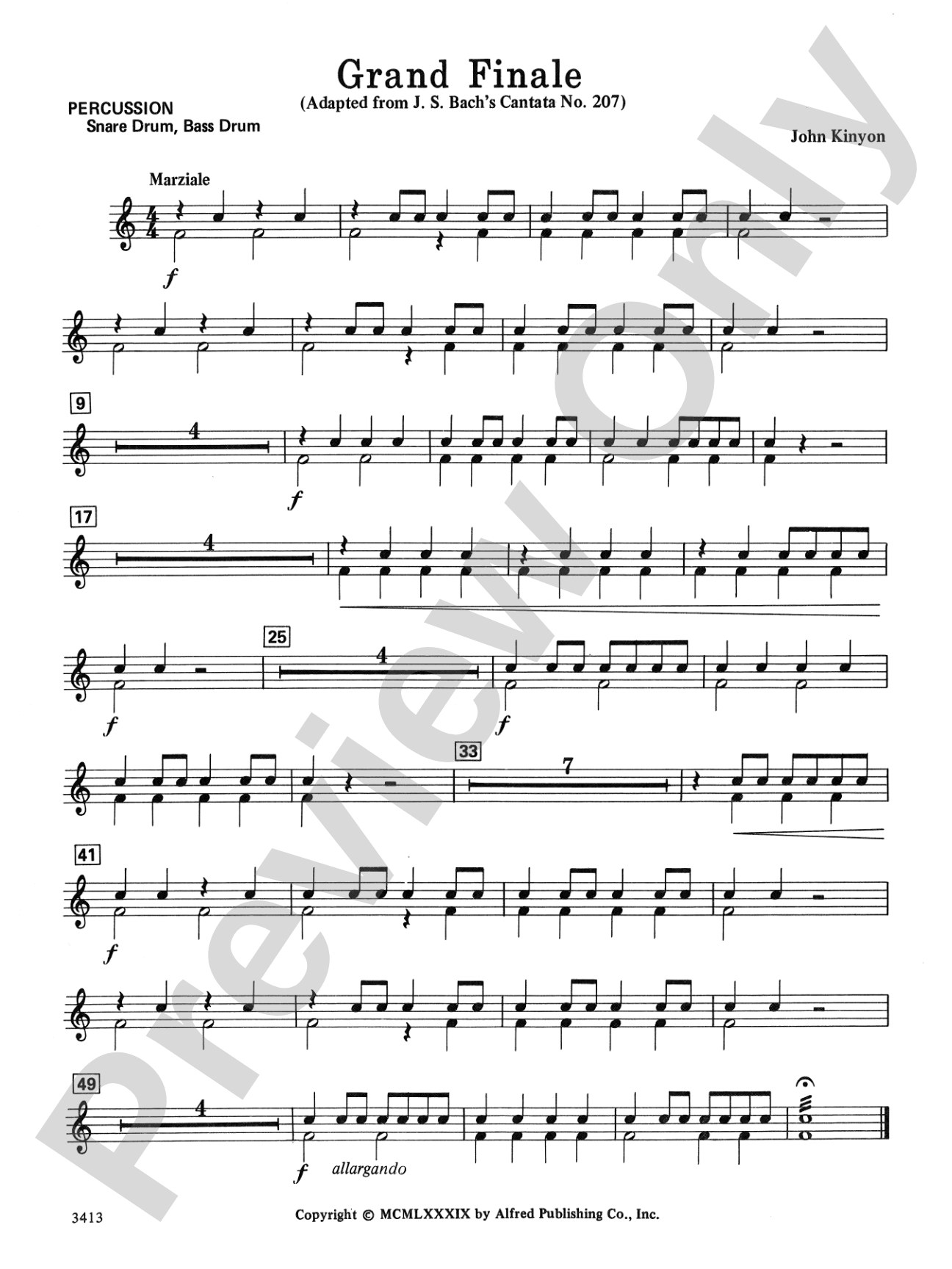 Grand Finale: 1st Percussion