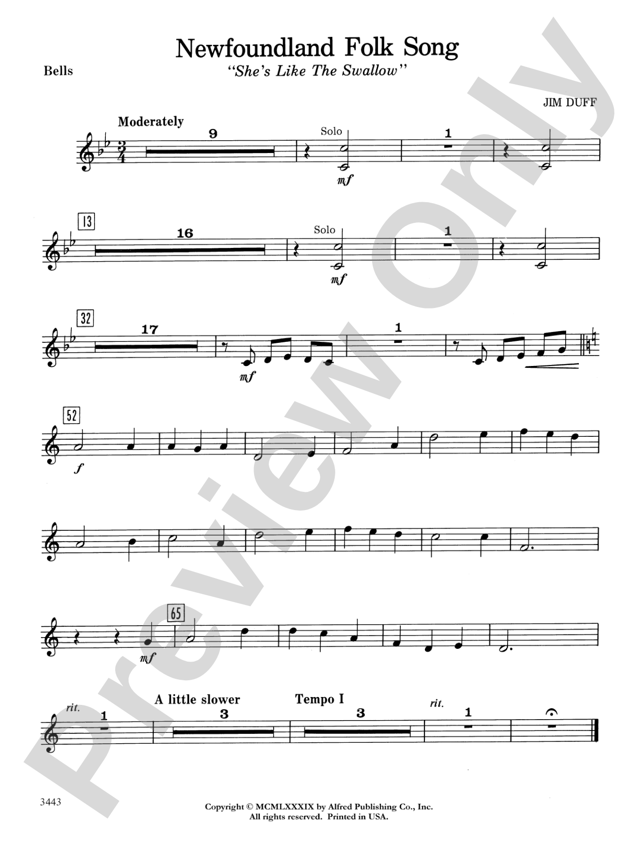 Newfoundland Folk Song: Bells
