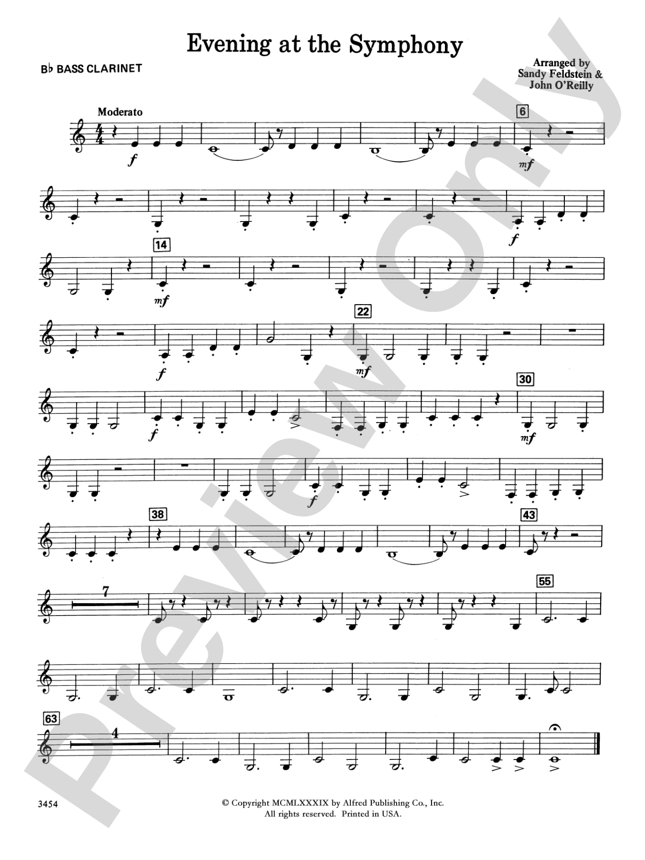 Evening at the Symphony: B-flat Bass Clarinet