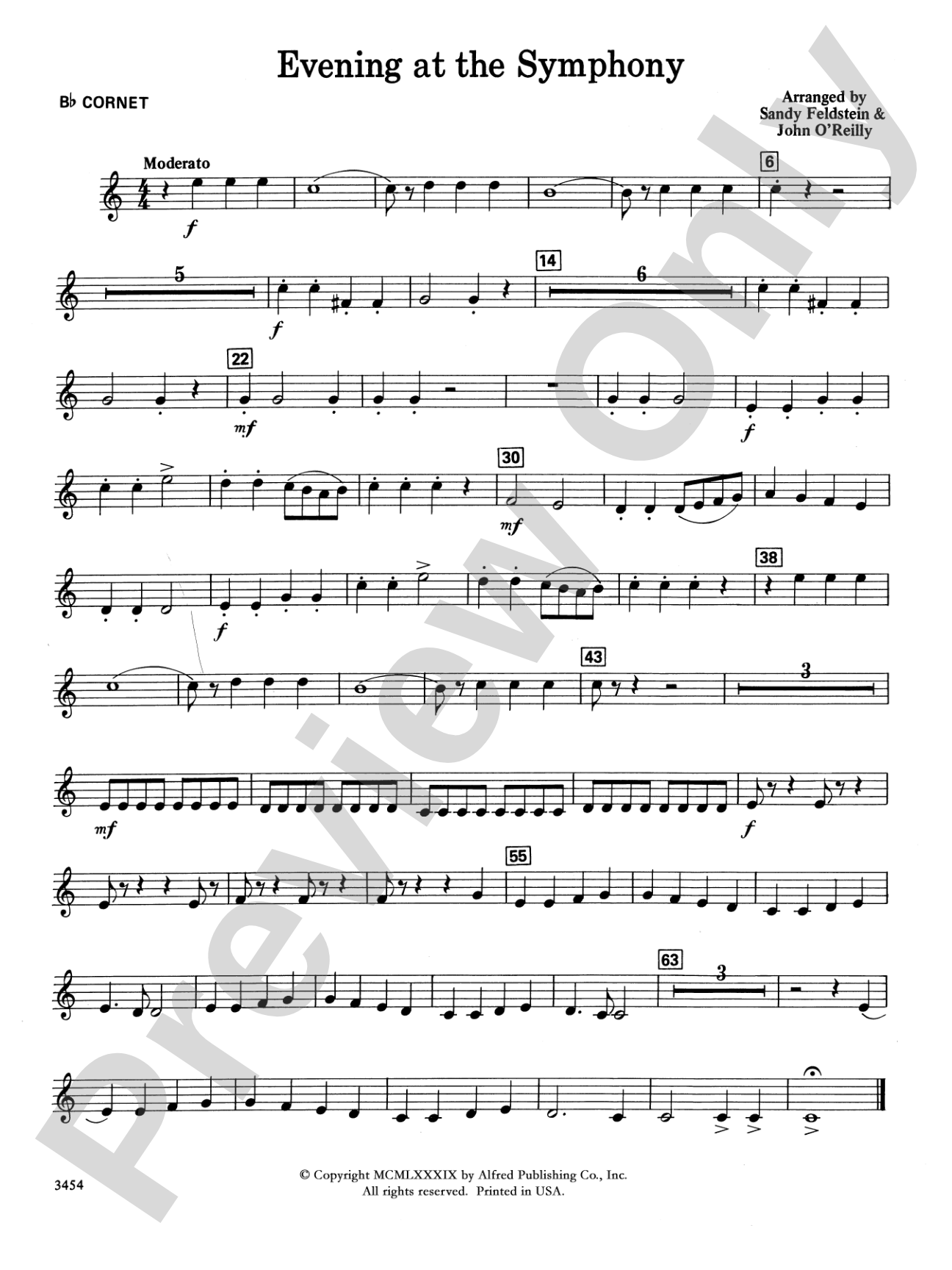 Evening at the Symphony: 1st B-flat Cornet