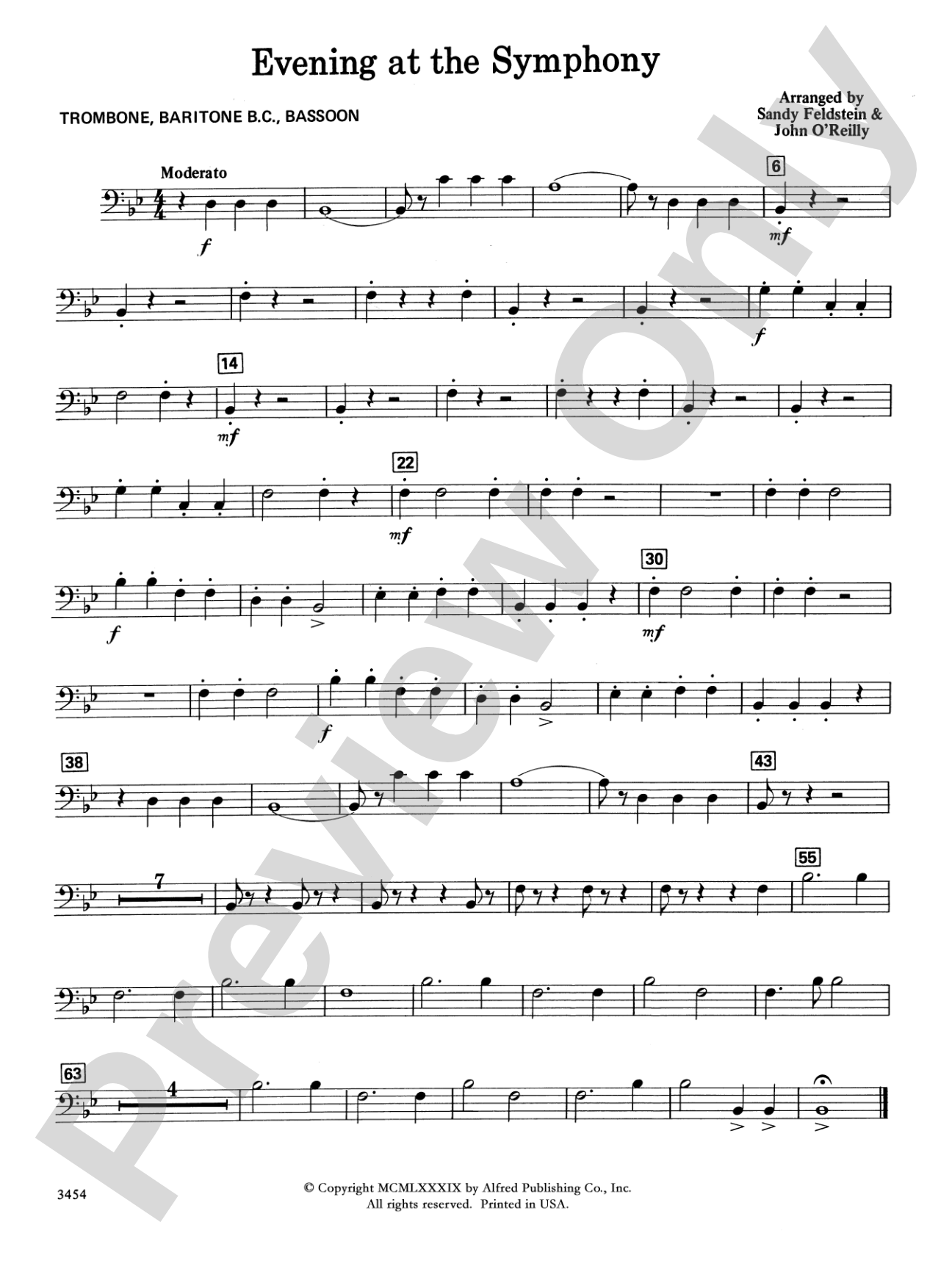 Evening at the Symphony: 1st Trombone