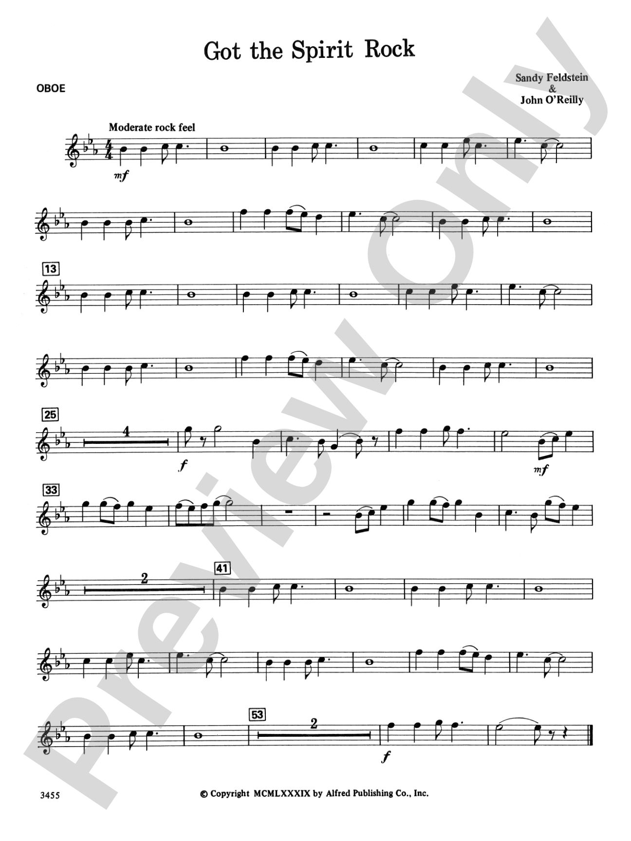 Got the Spirit Rock: Oboe