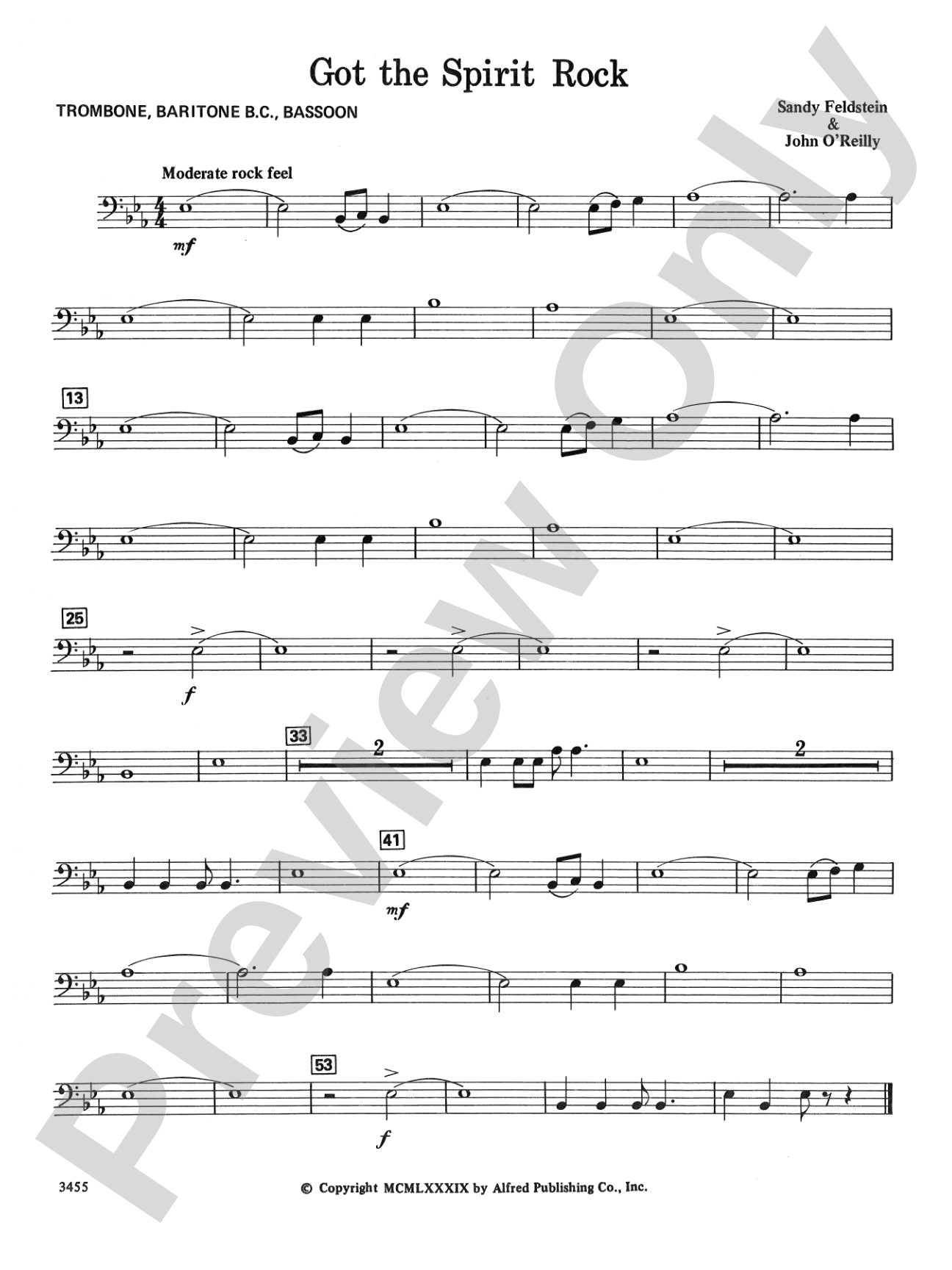 Got the Spirit Rock: 1st Trombone