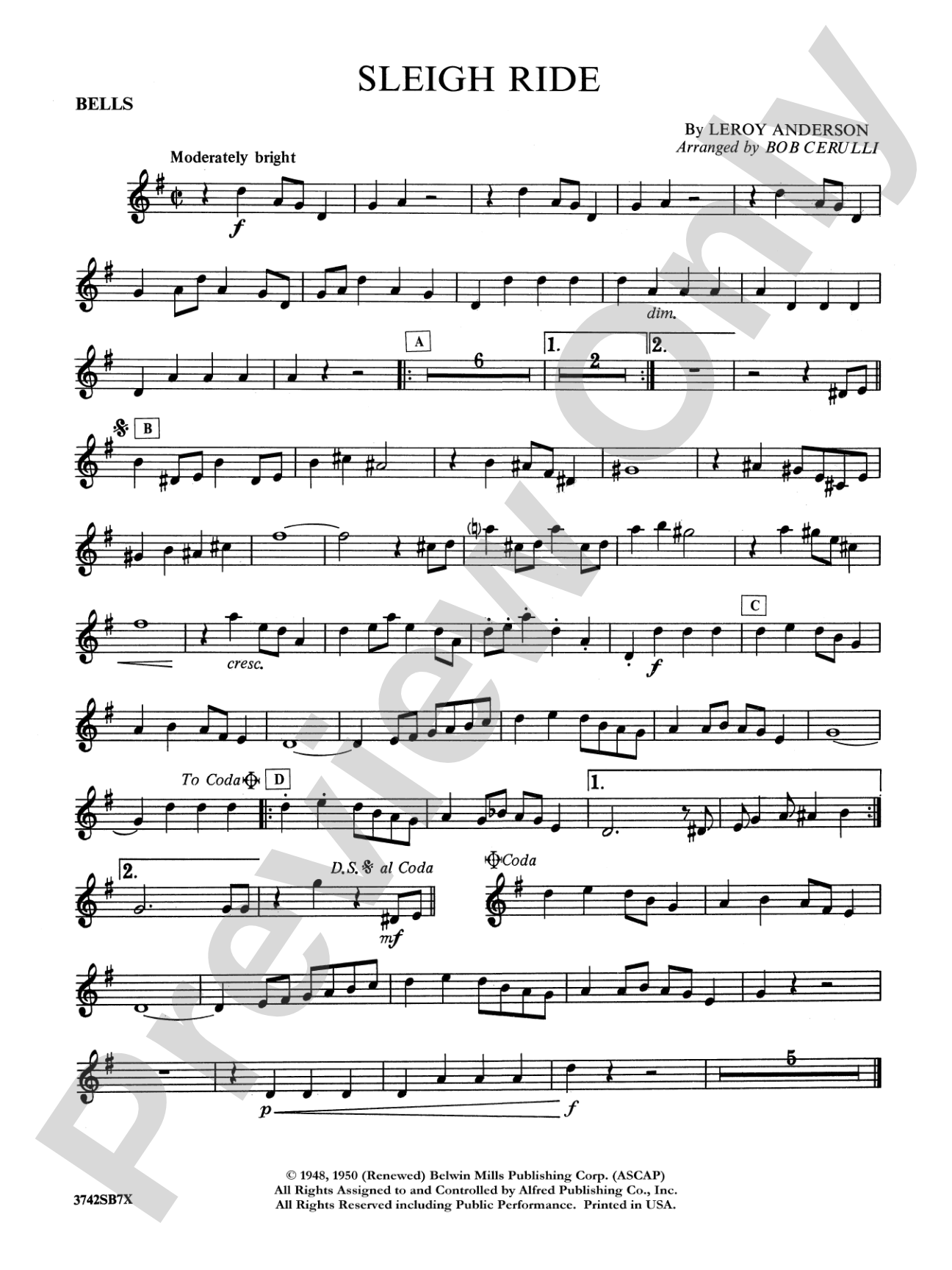 Sleigh Ride: Bells