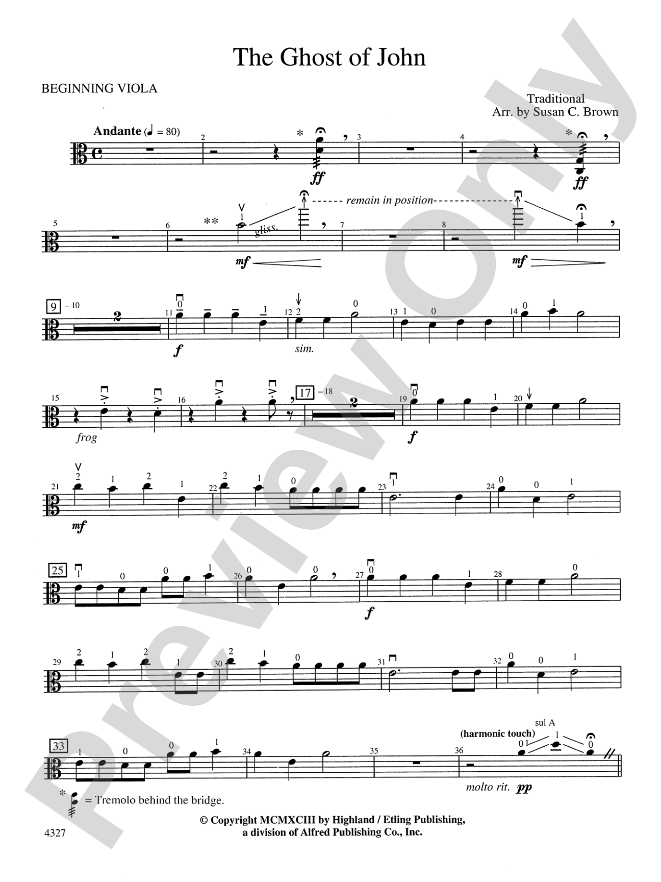 The Ghost of John: Beginning Viola