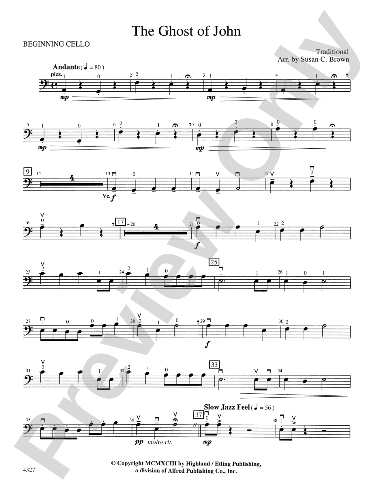 The Ghost of John: Beginning Cello
