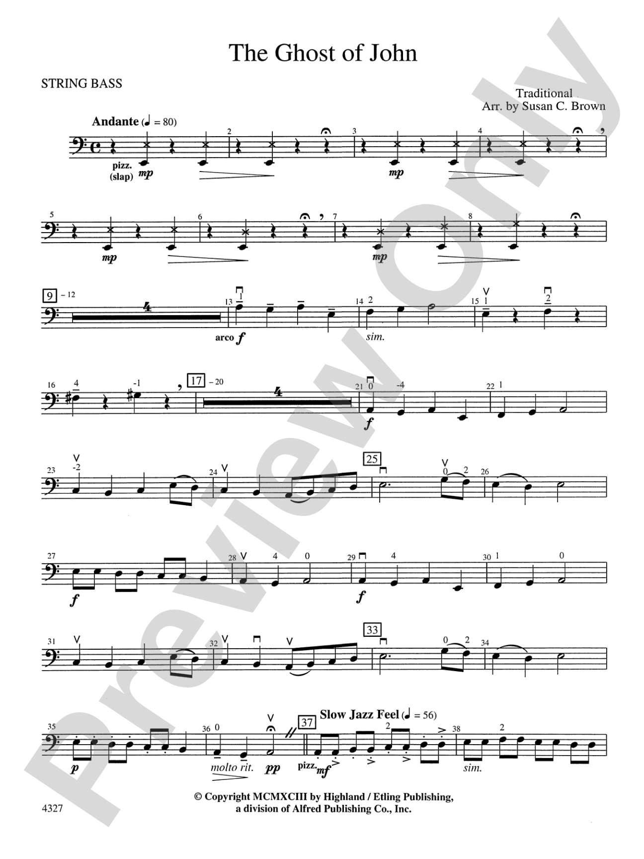 The Ghost of John: String Bass