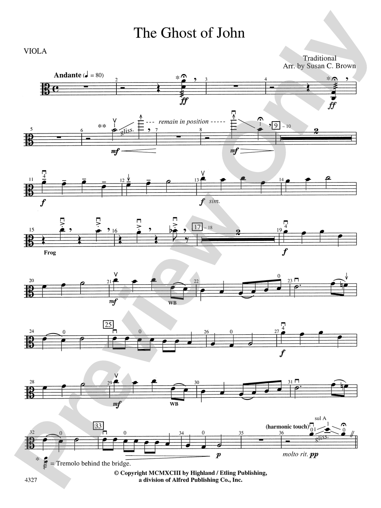 The Ghost of John: Viola