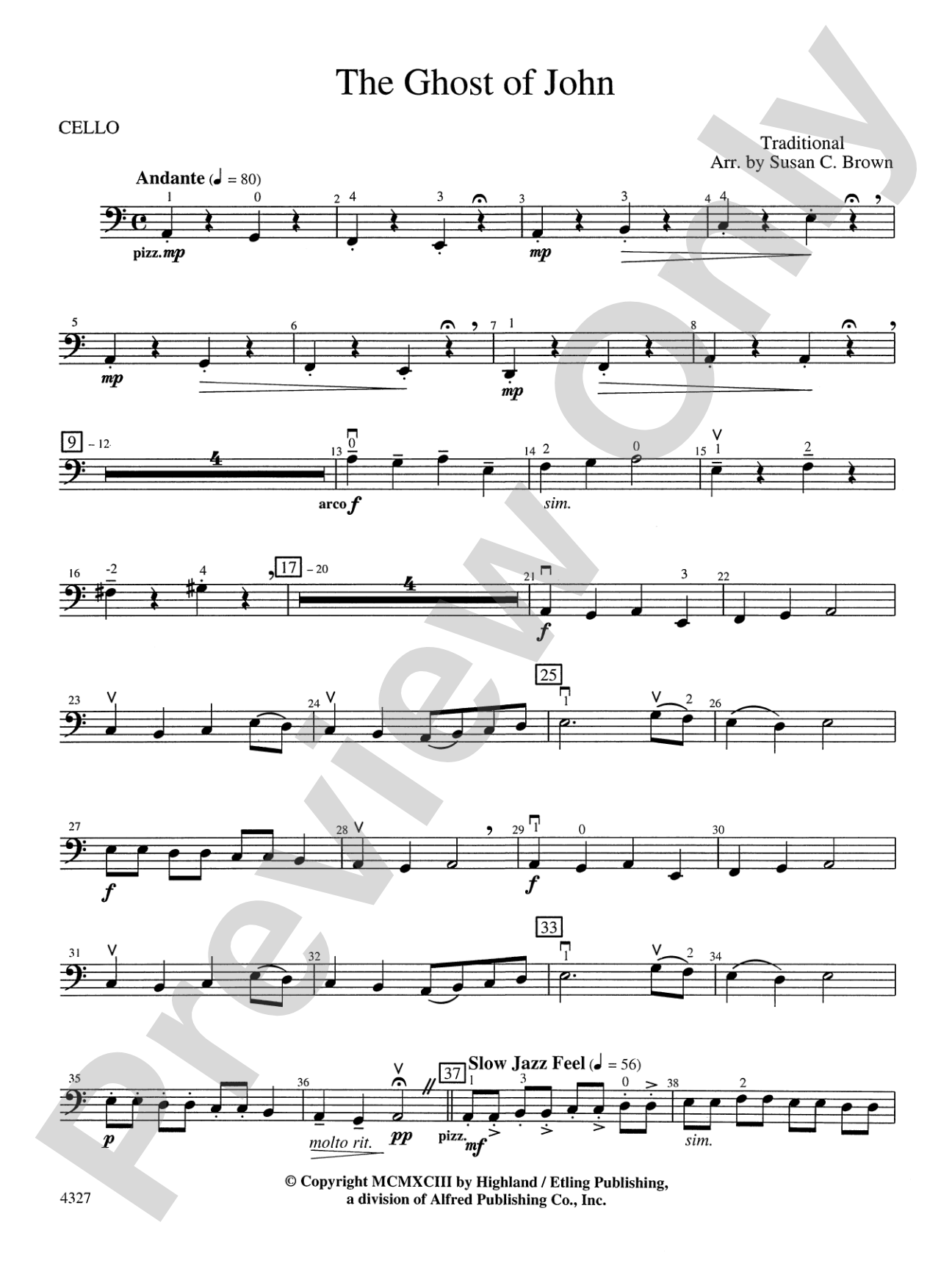 The Ghost of John: Cello