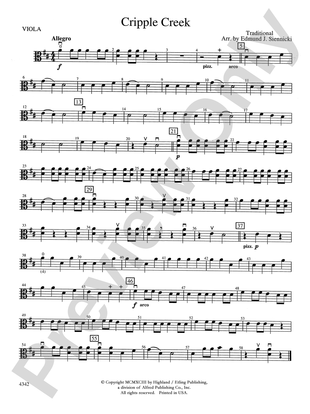 Cripple Creek: Viola