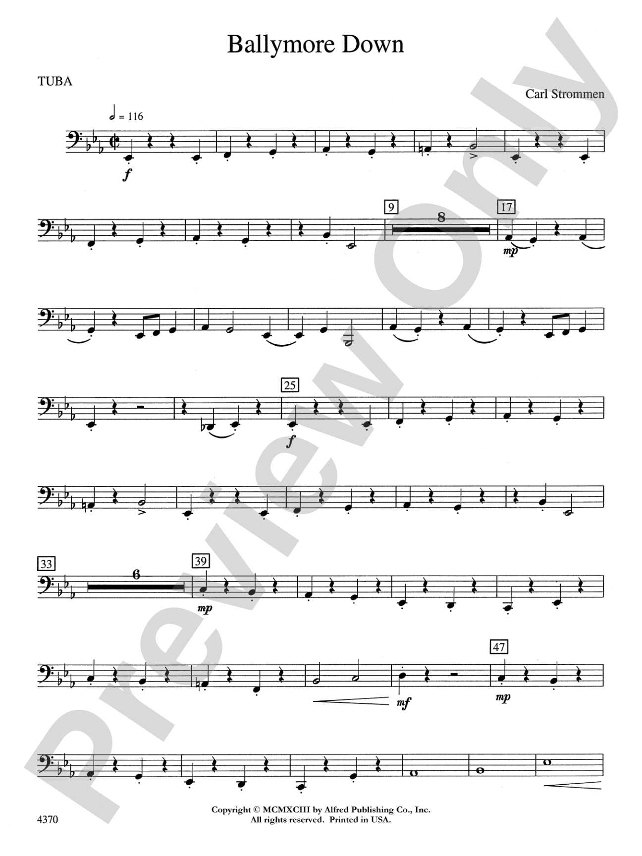 Ballymore Down: Tuba