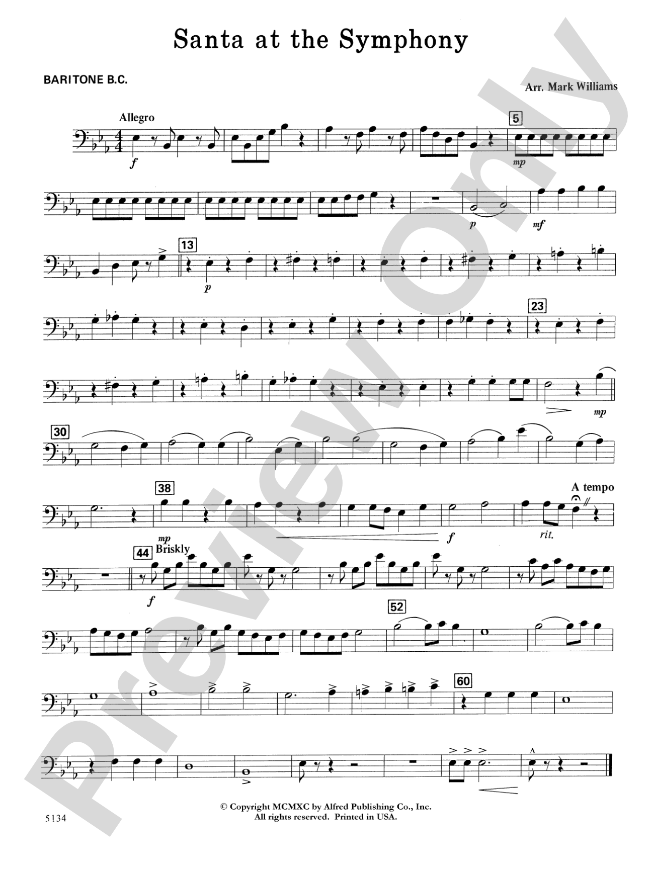 Santa at the Symphony: Baritone B.C.