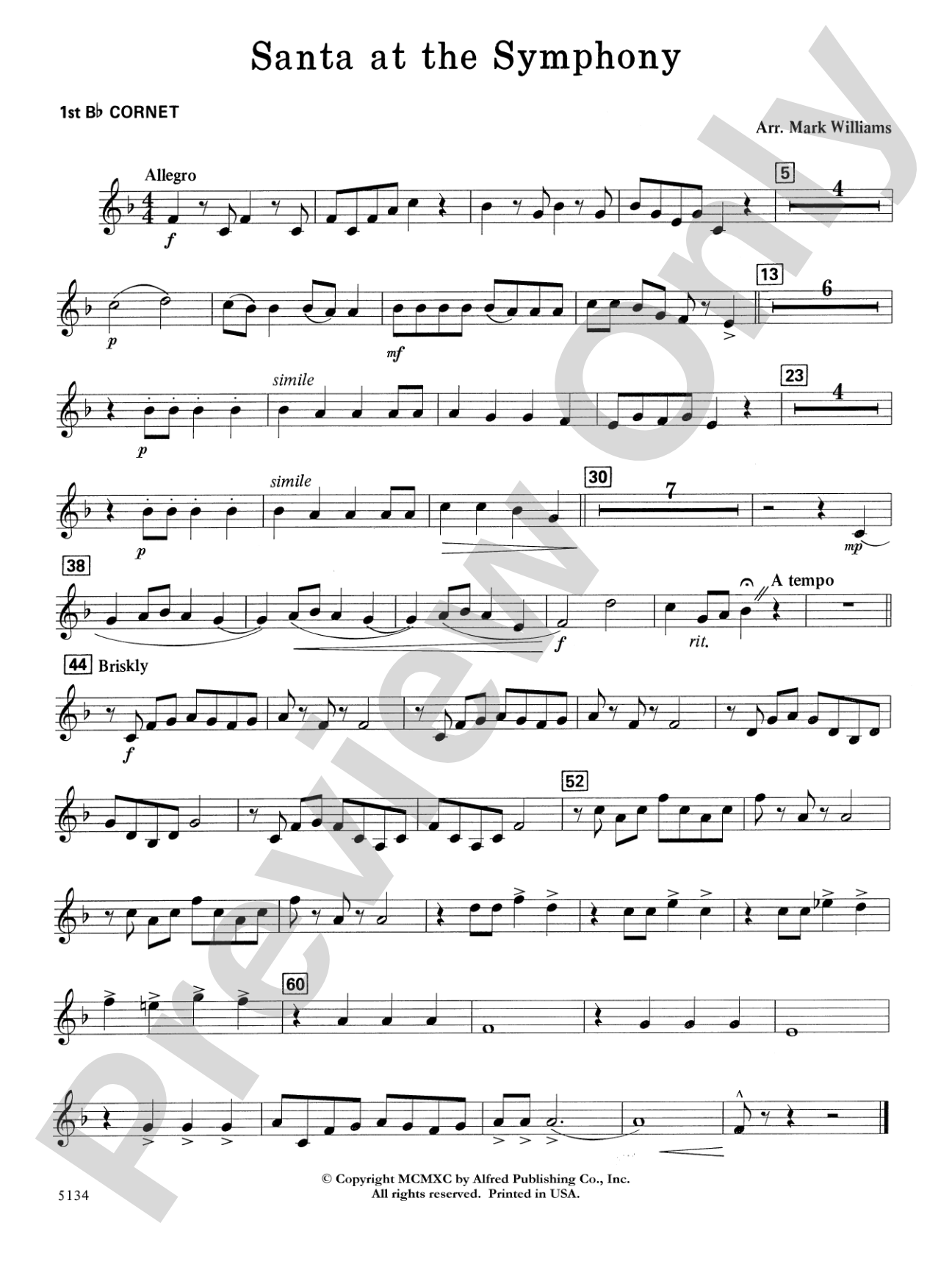 Santa at the Symphony: 1st B-flat Cornet