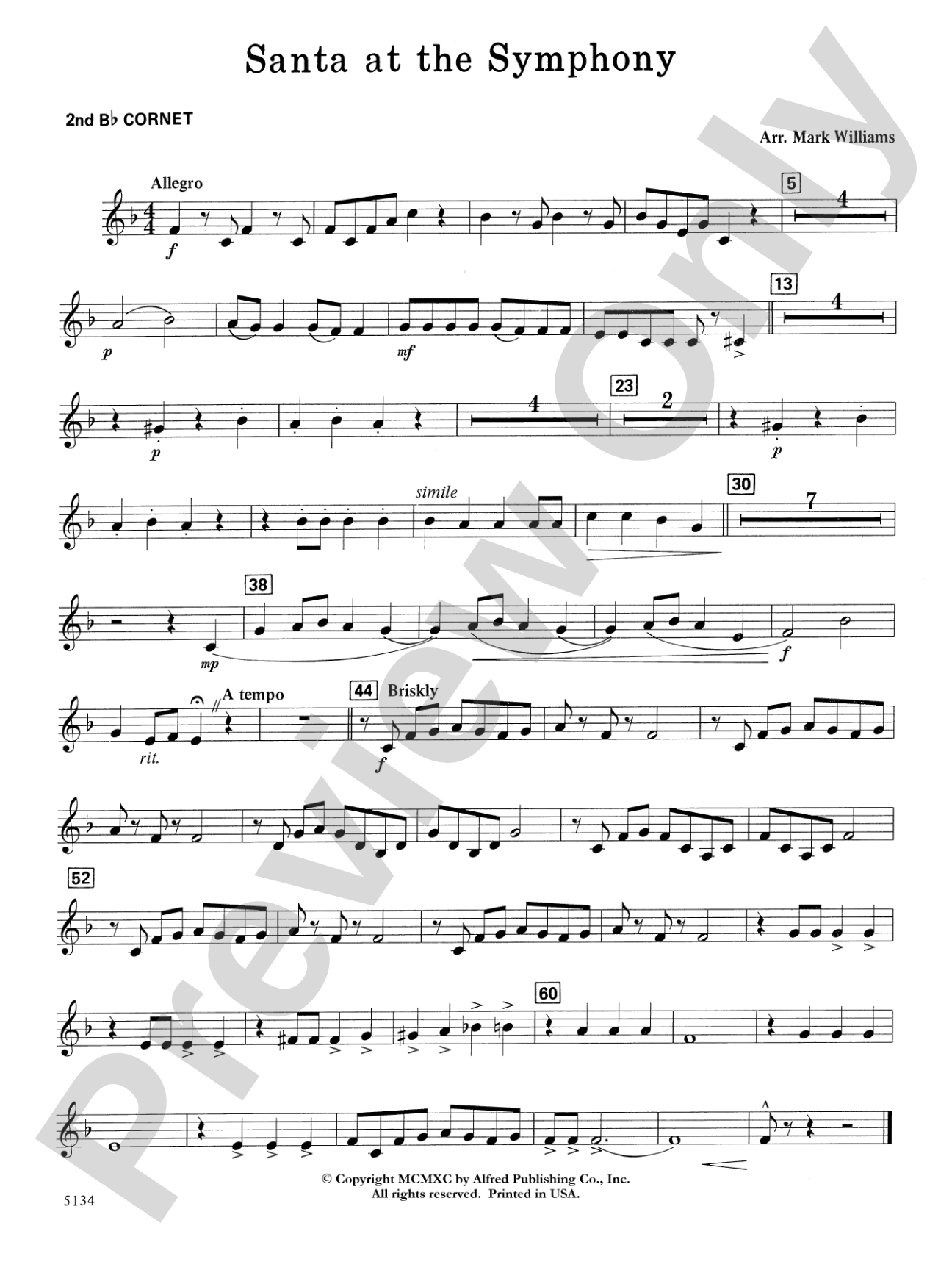 Santa at the Symphony: 2nd B-flat Cornet