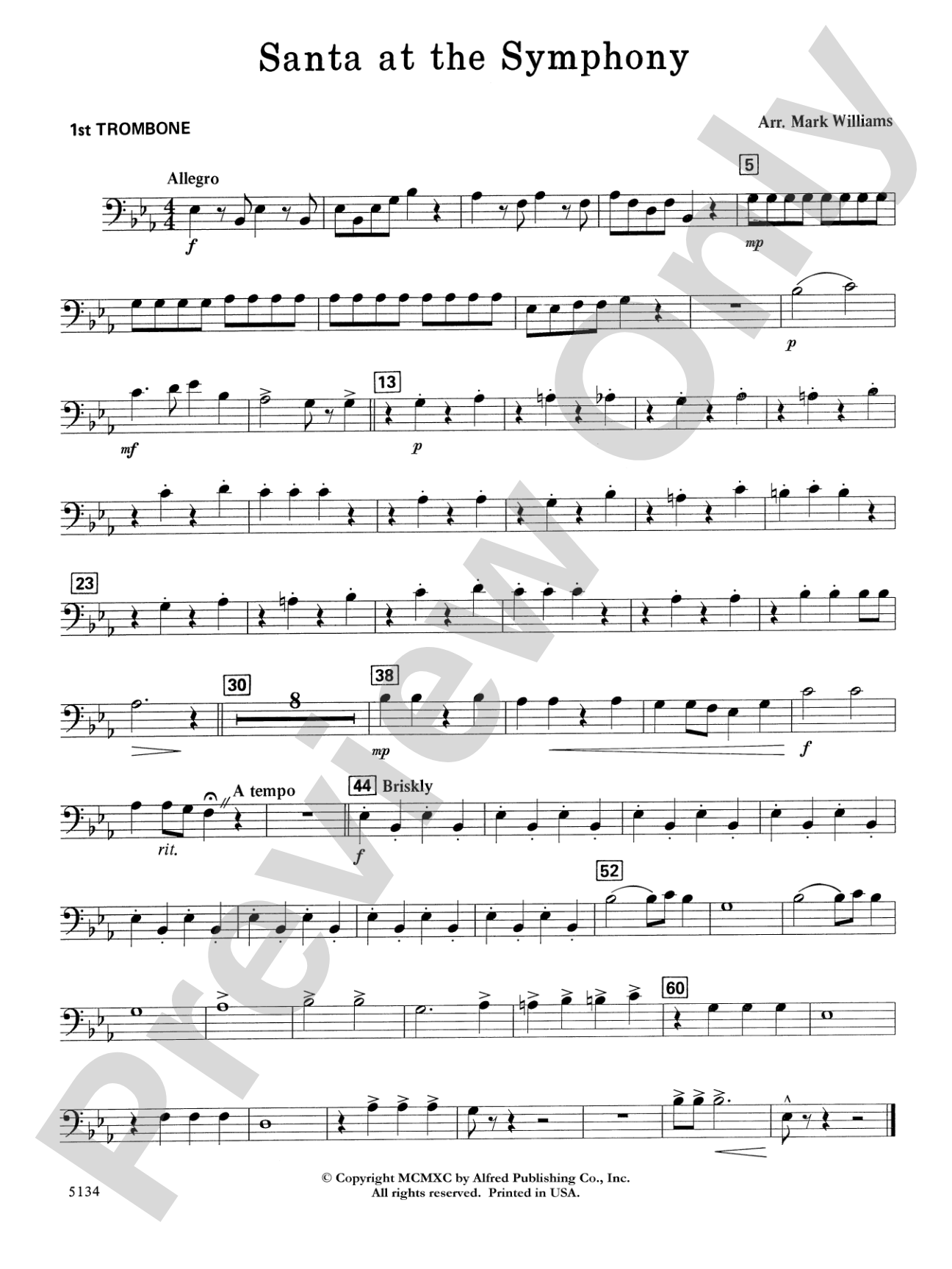 Santa at the Symphony: 1st Trombone