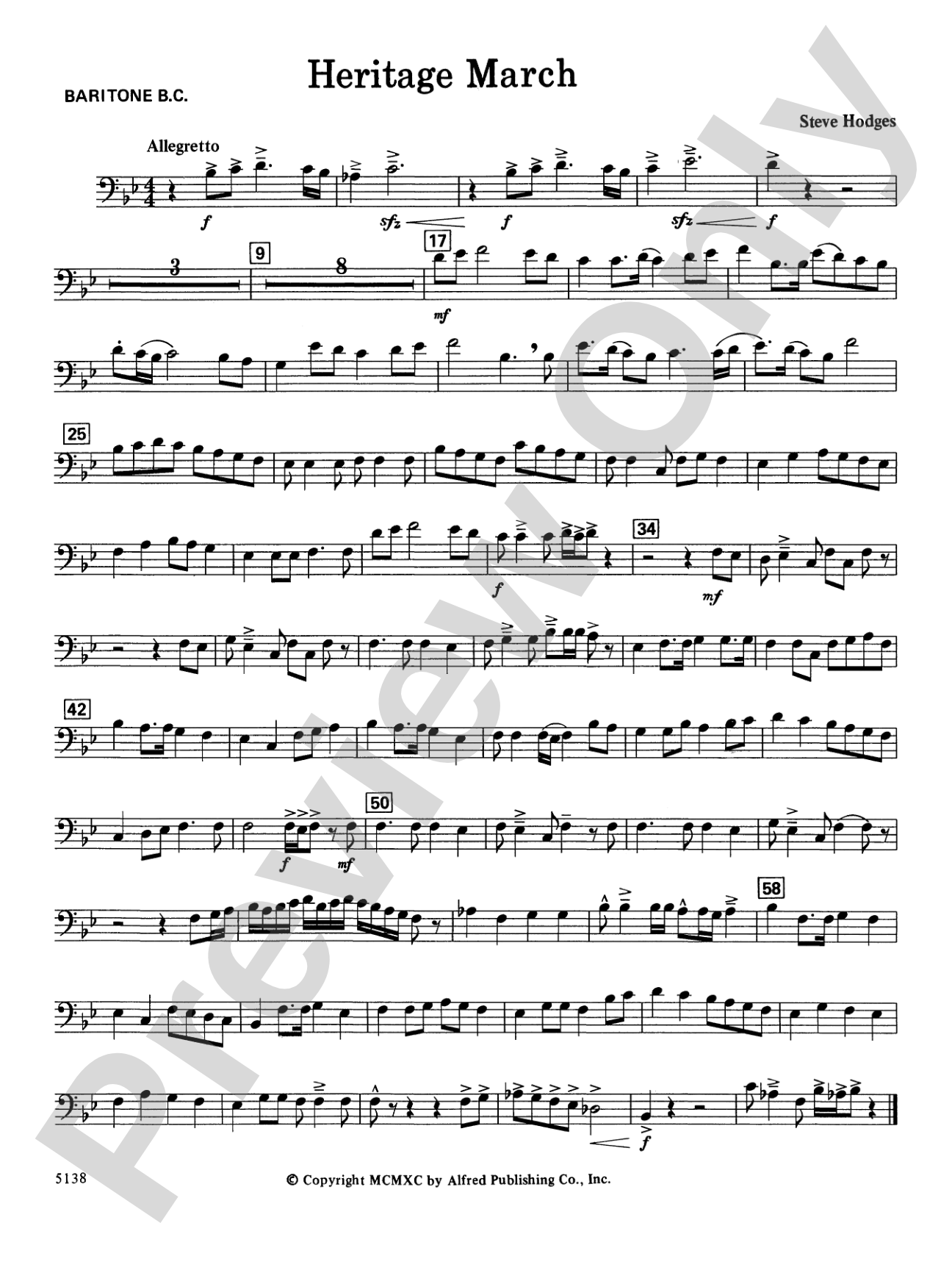 Heritage March: Baritone B.C.