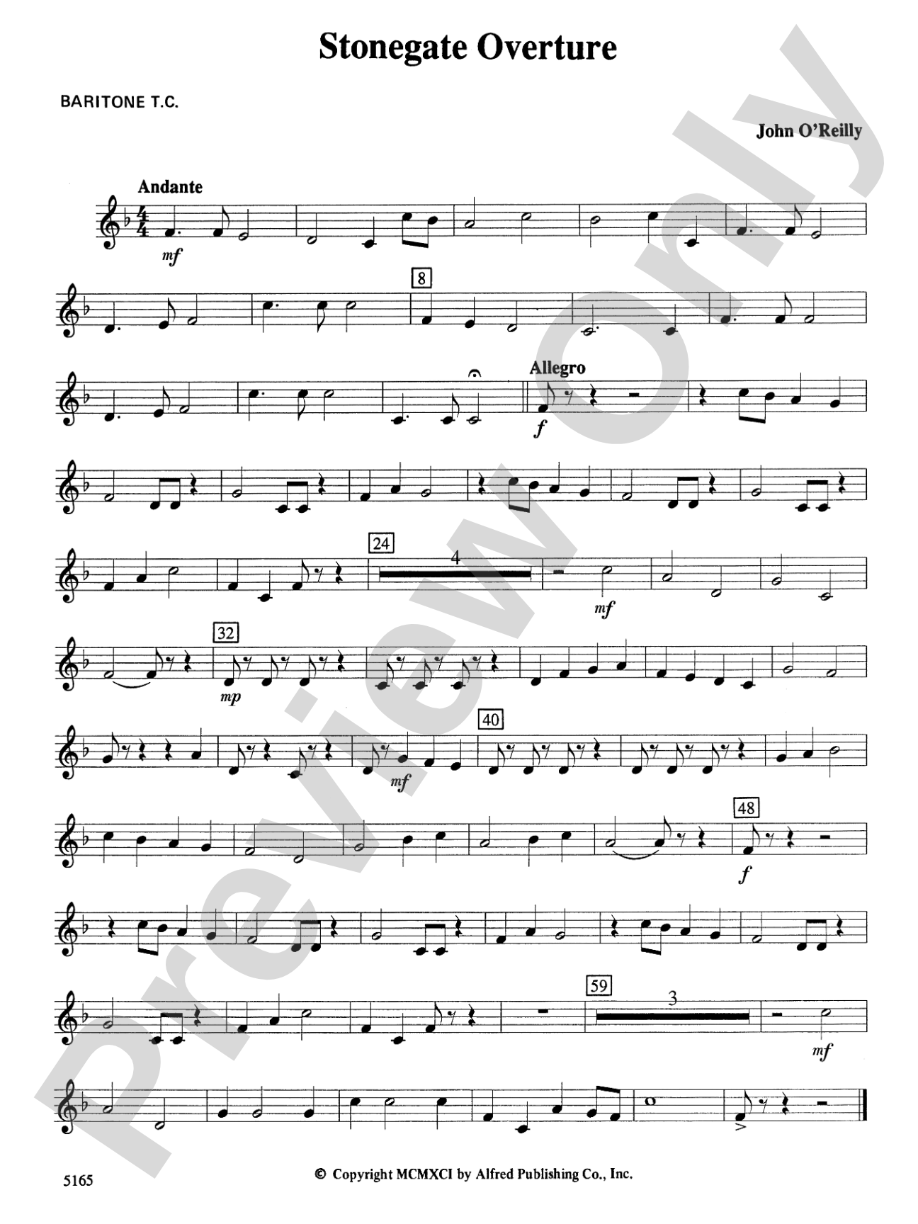 Stonegate Overture: Baritone T.C.