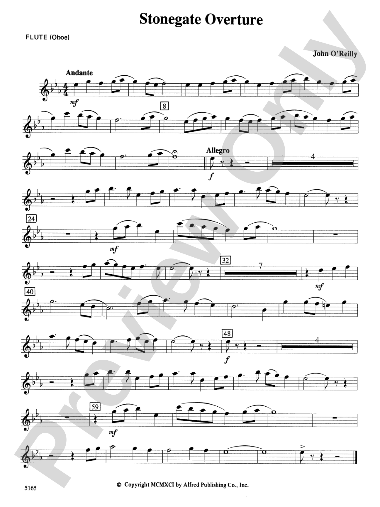 Stonegate Overture: Flute
