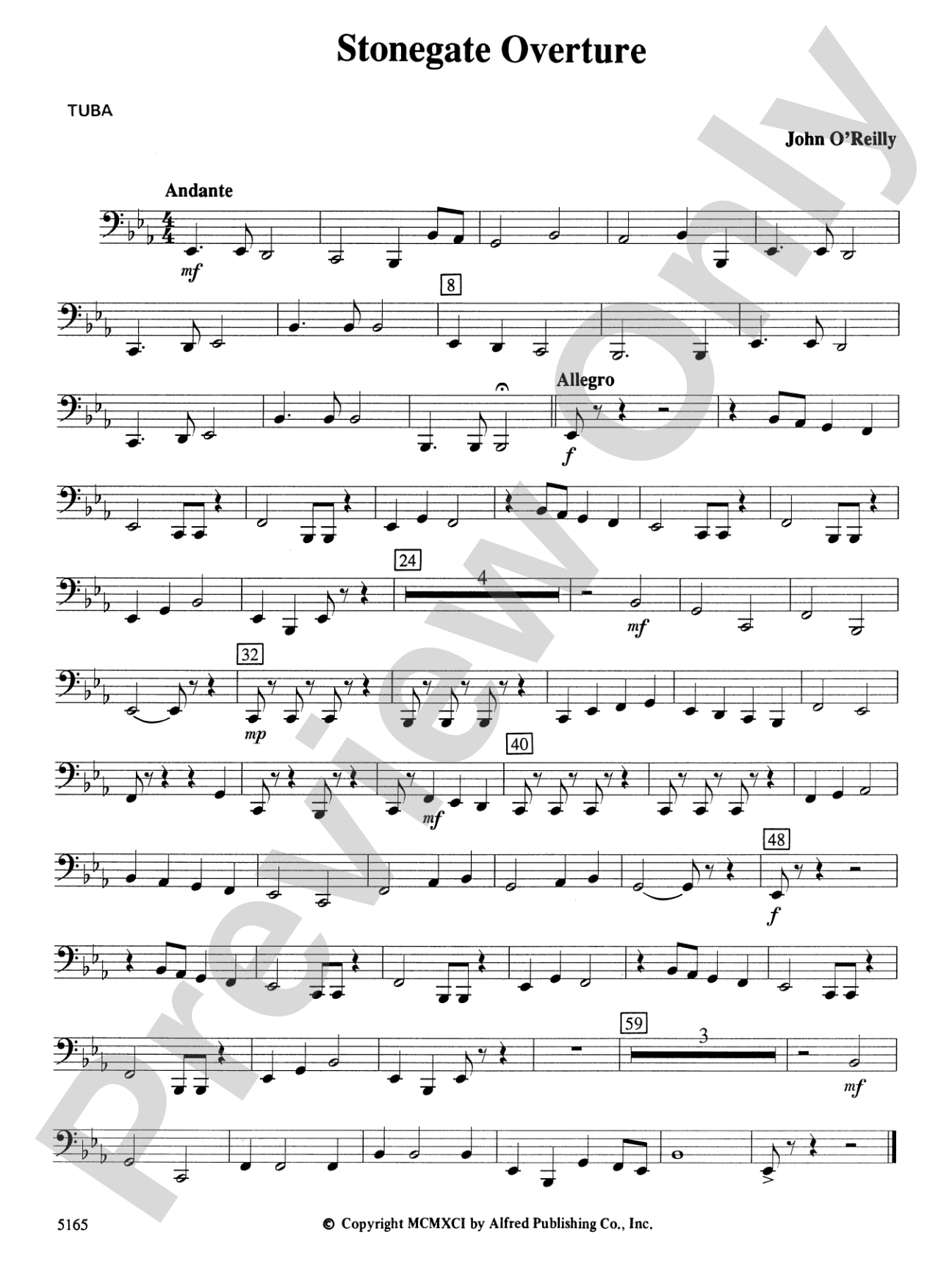Stonegate Overture: Tuba