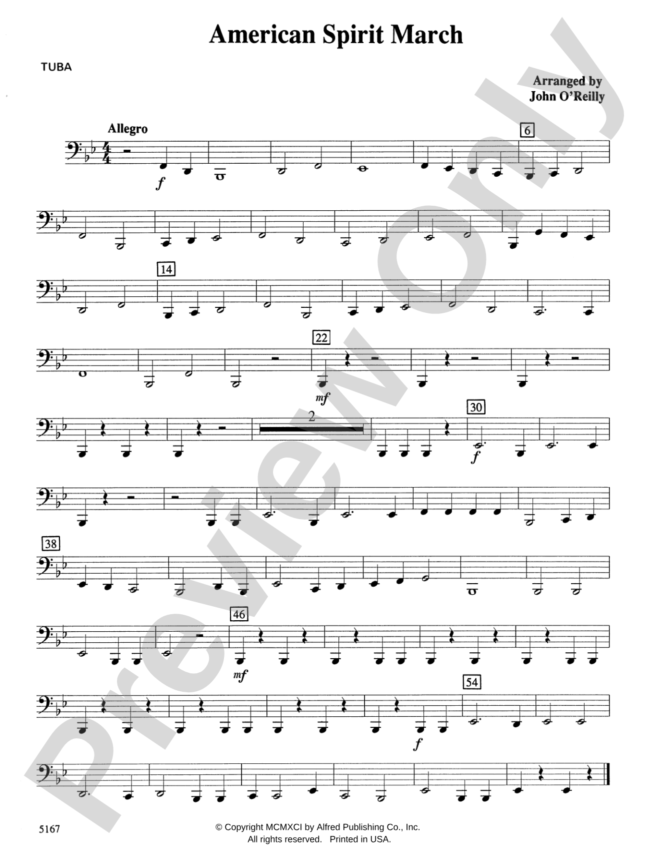 American Spirit March: Tuba