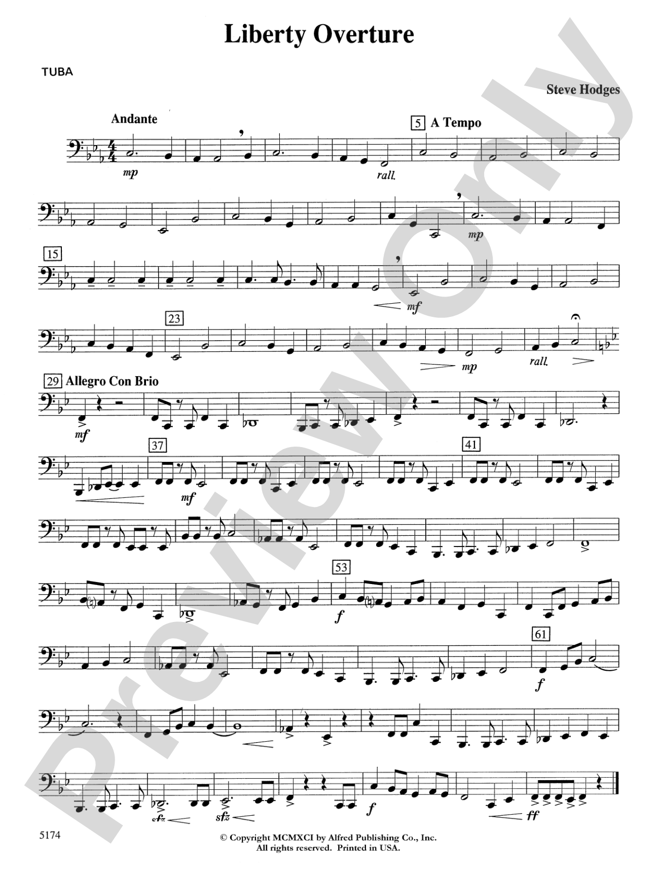 Liberty Overture: Tuba