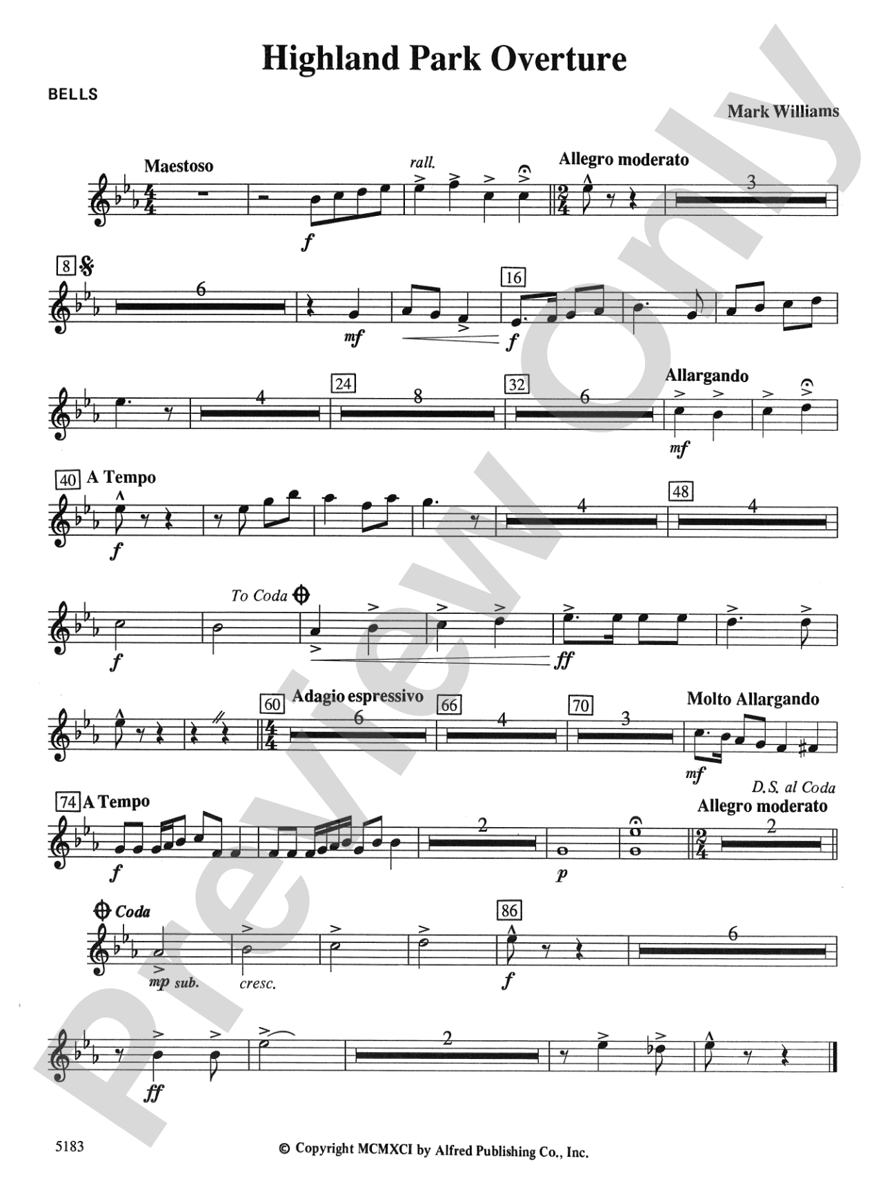Highland Park Overture: Bells