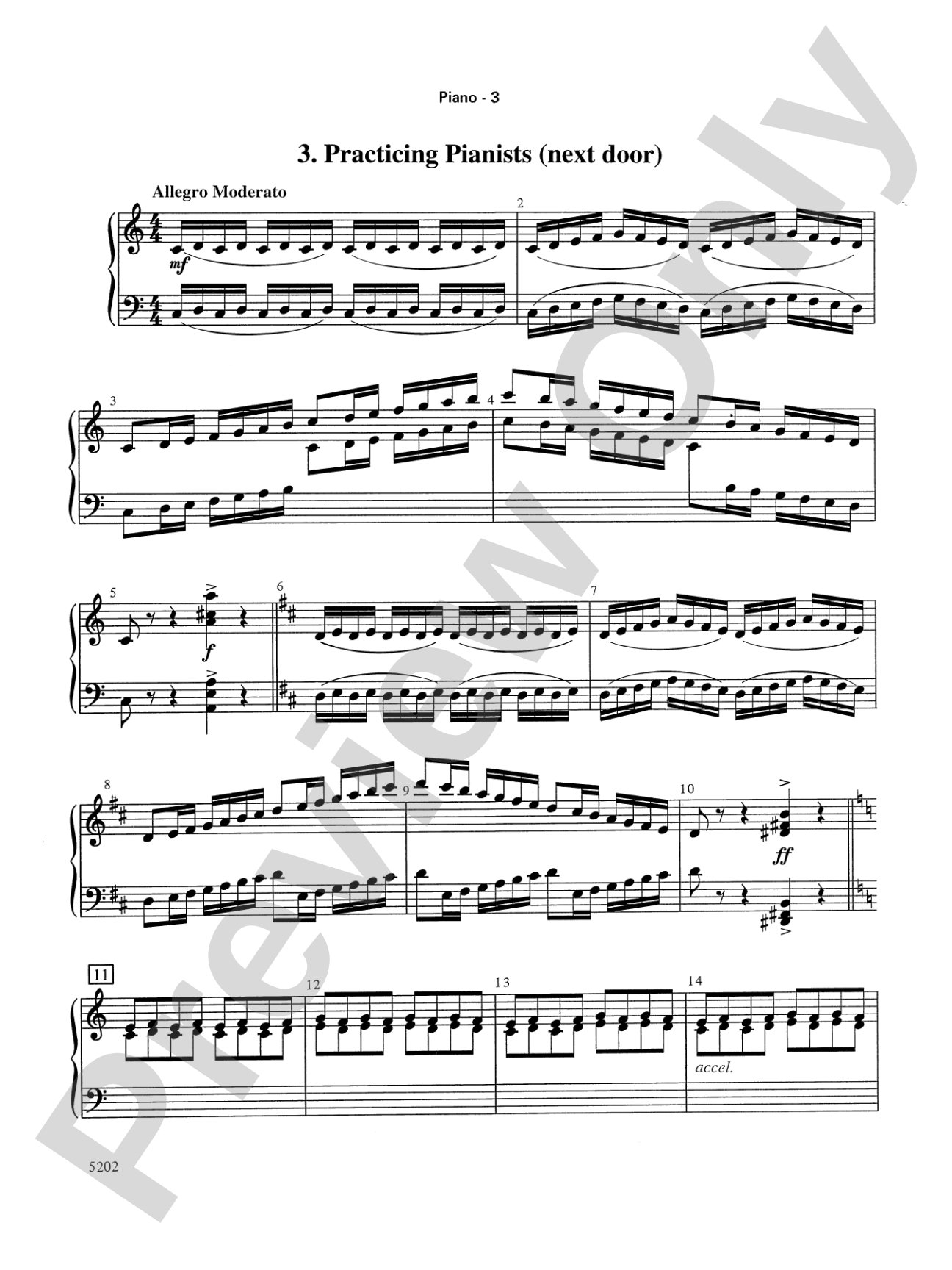Carnival of the Animals: Piano Accompaniment