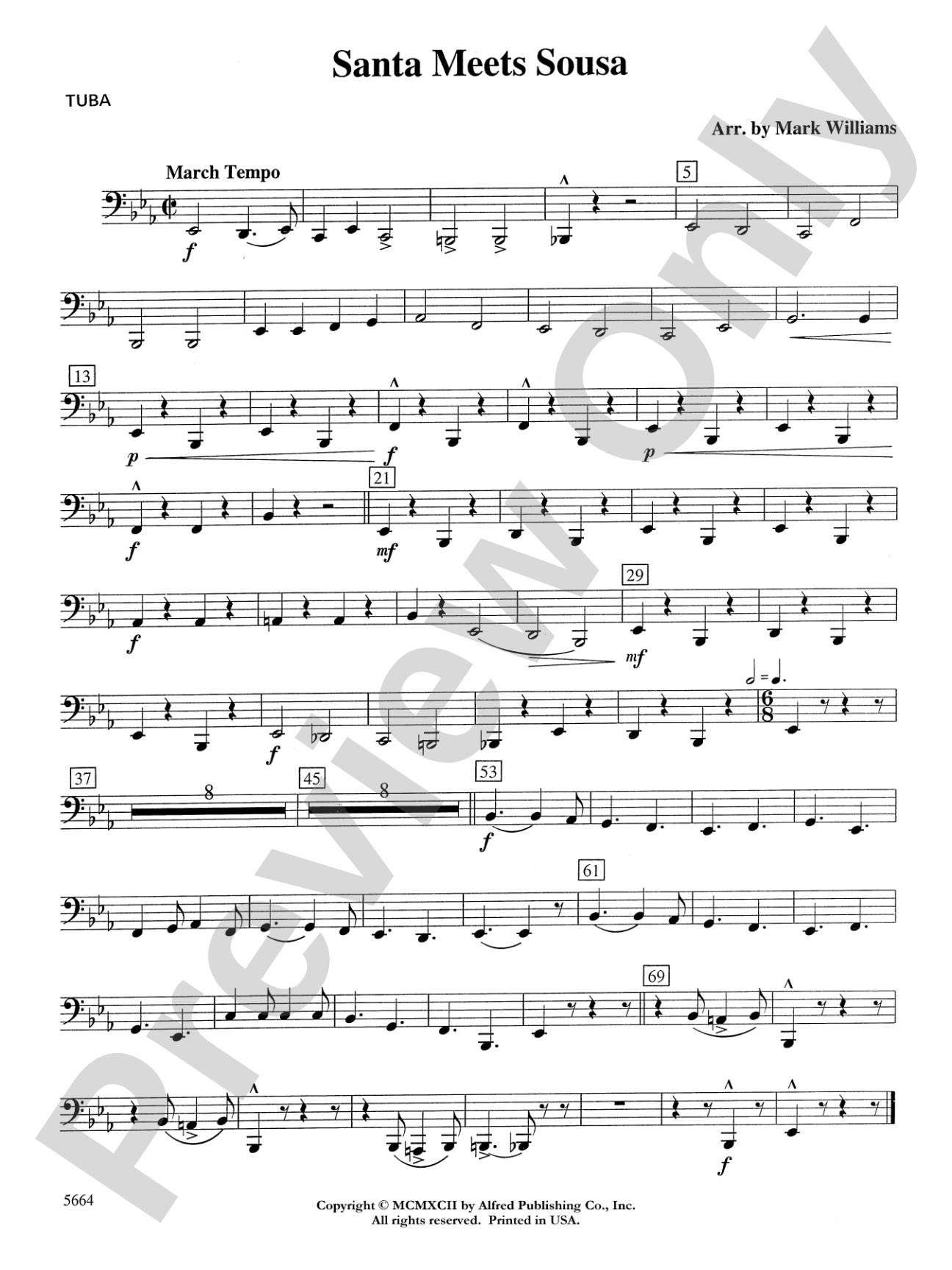 Santa Meets Sousa: Tuba