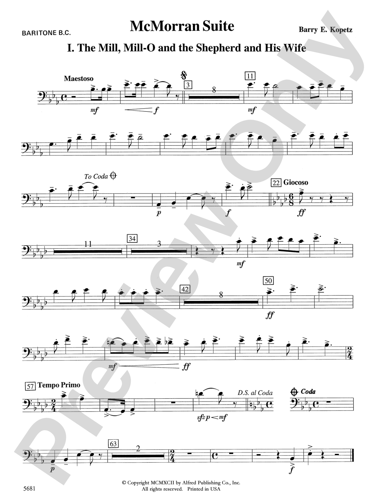 McMorran Suite: Baritone B.C.