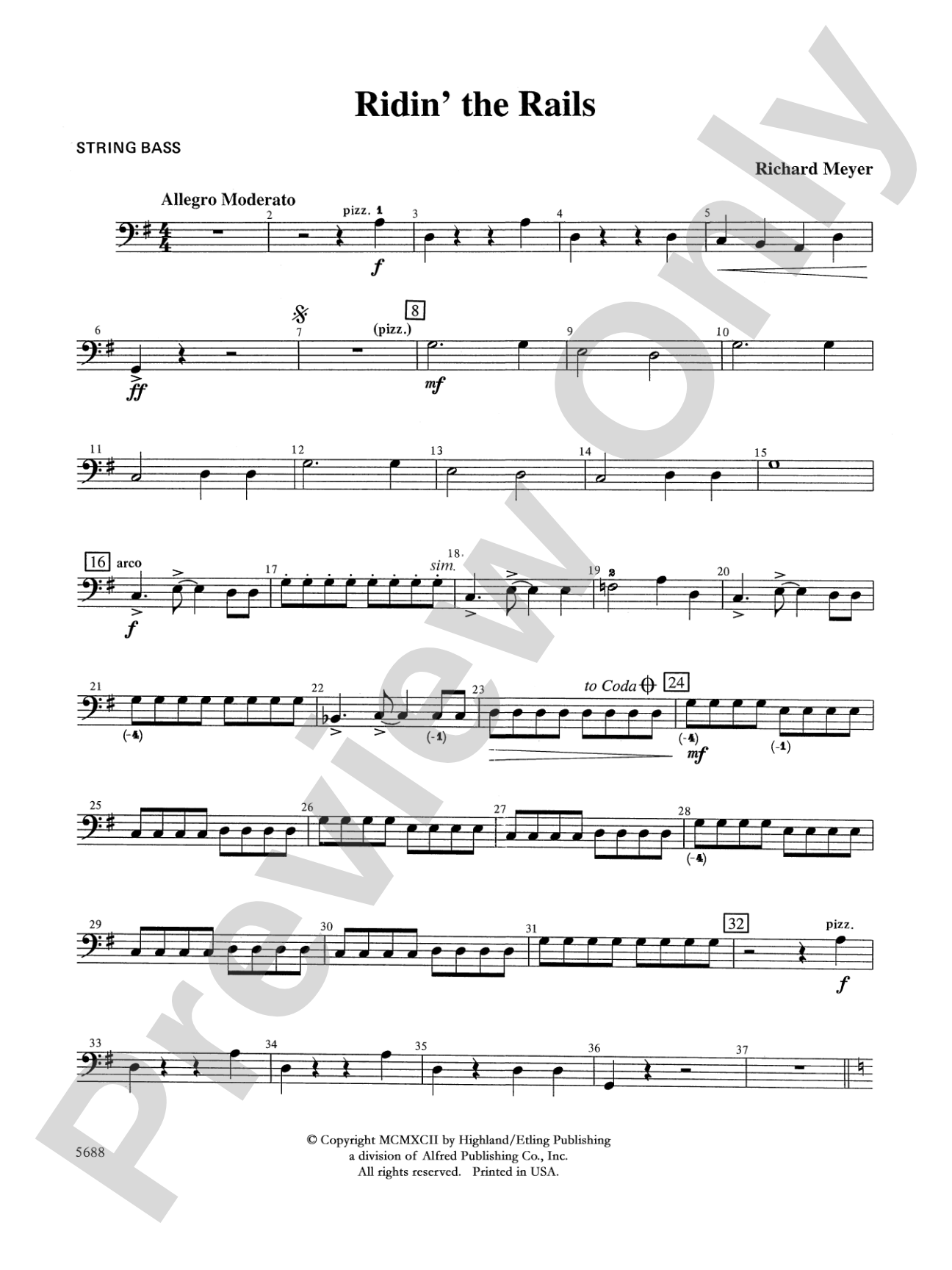 Ridin' the Rails: String Bass