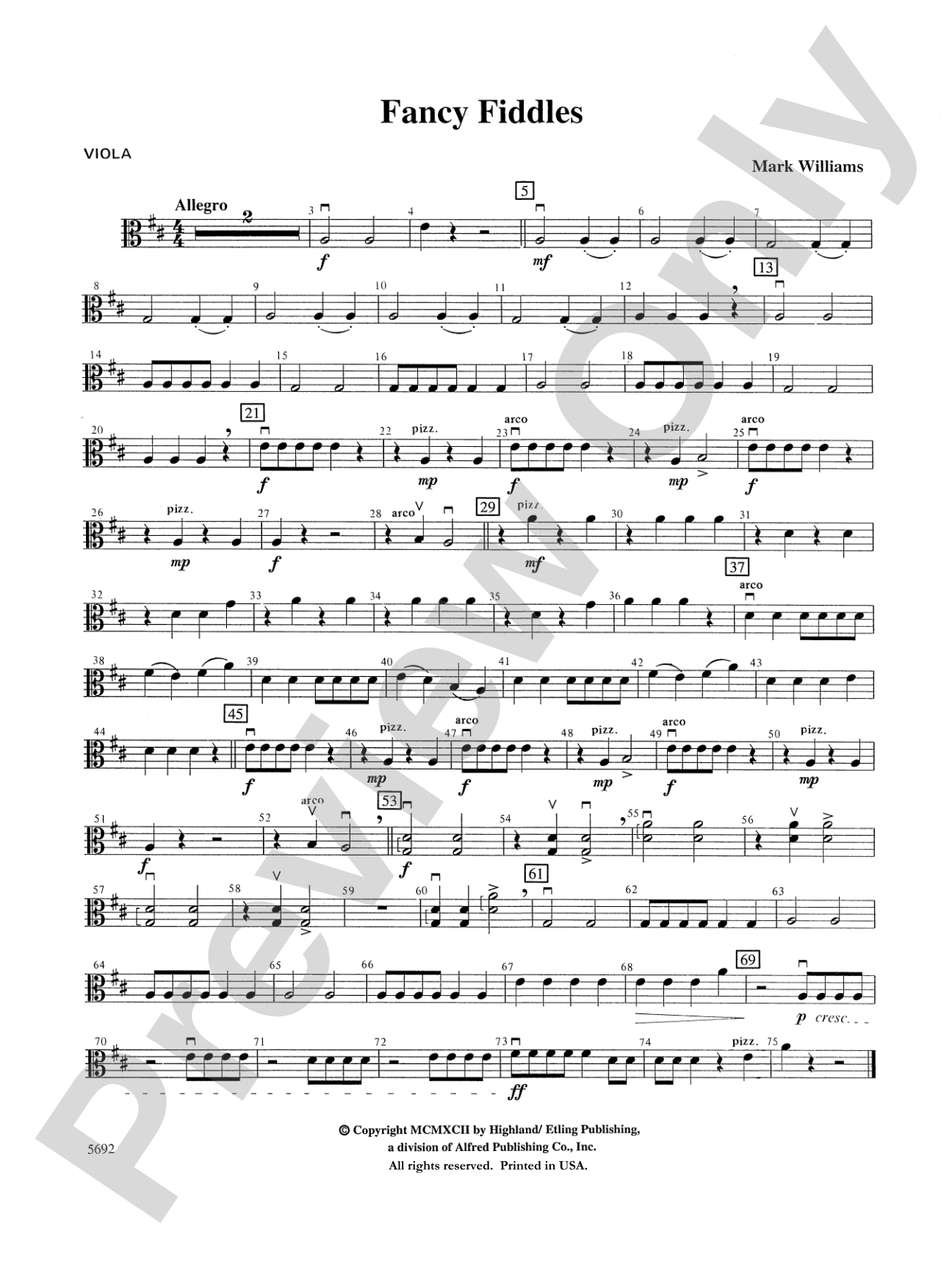 Fancy Fiddles: Viola