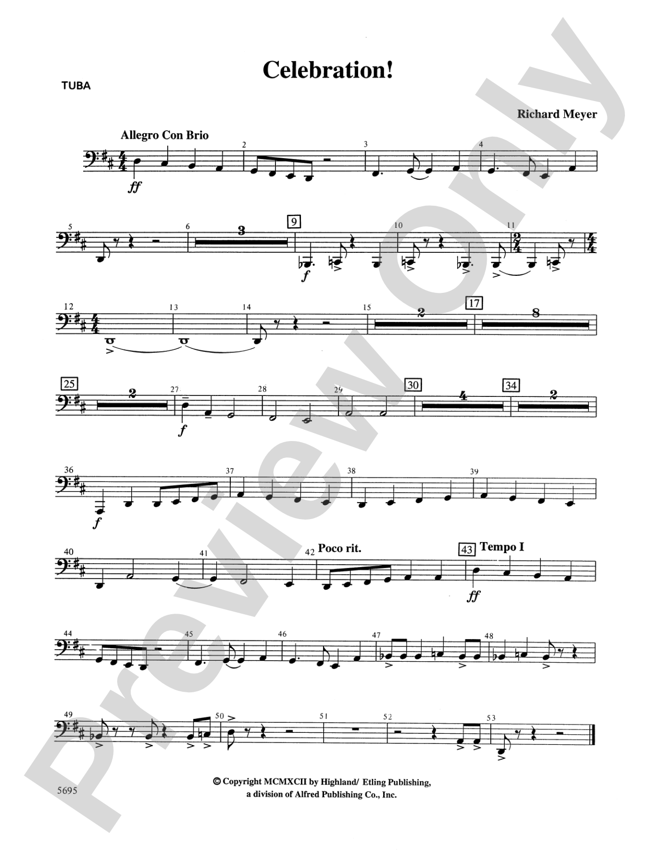 Celebration!: Tuba