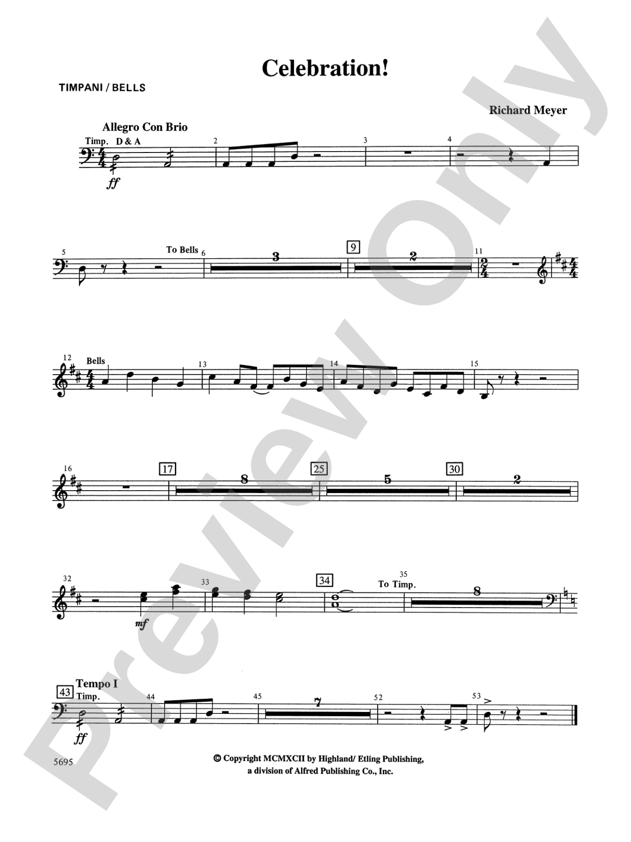 Celebration!: Timpani
